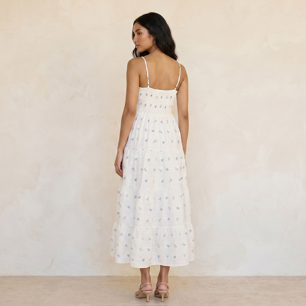 Splash Youth Floral Print A-line Cotton Dress Adjustable Straps-women-clothing-dresses-image-4