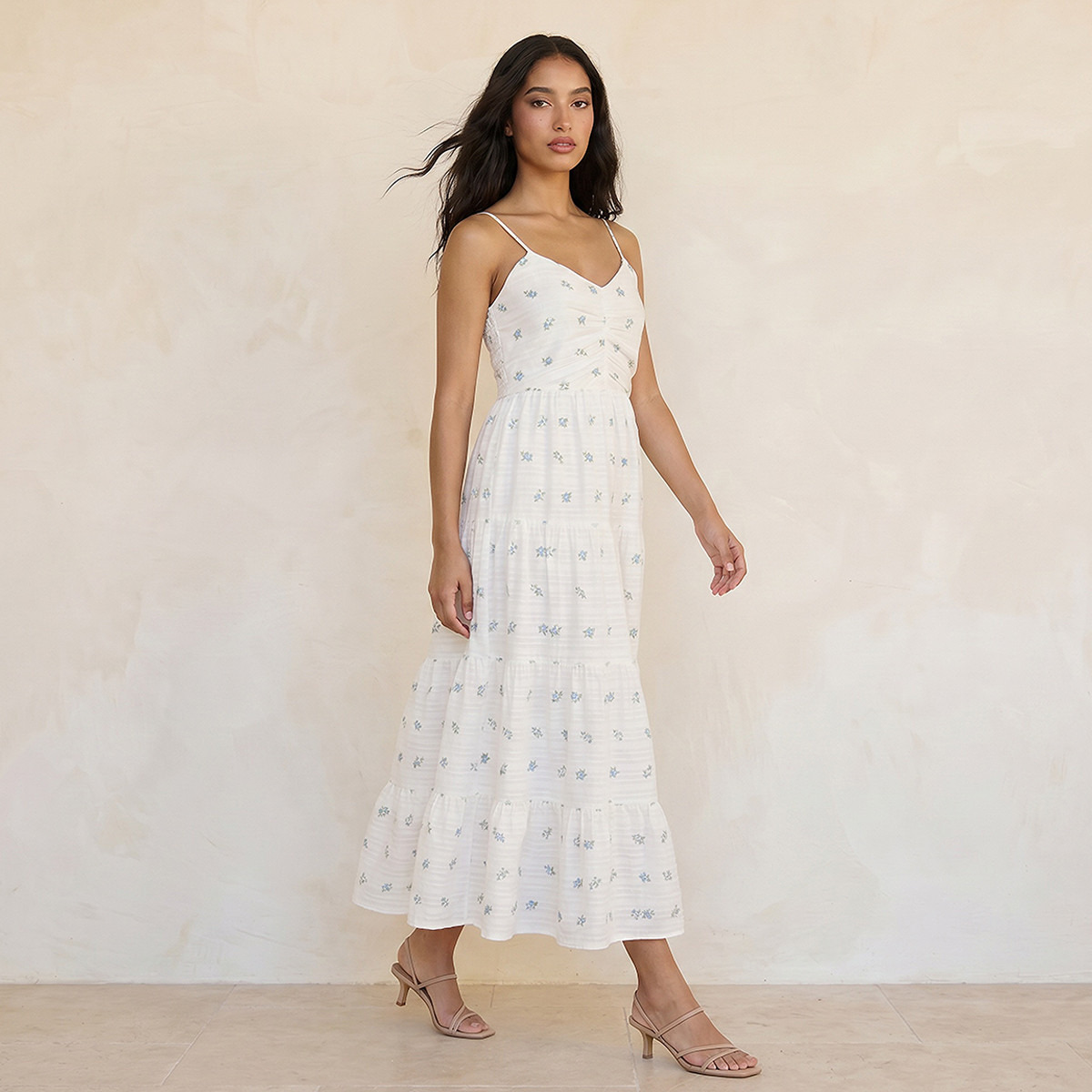 Splash Youth Floral Print A-line Cotton Dress Adjustable Straps-women-clothing-dresses-image-3