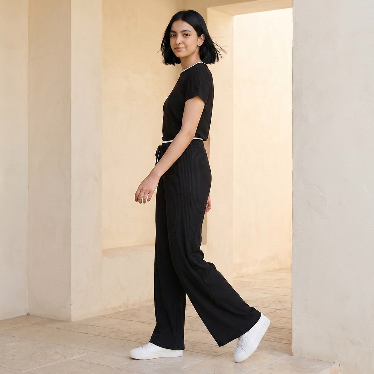 Splash Youth Mid-Rise Pants with Drawstring Closure-women-clothing-bottoms-joggers-image-3