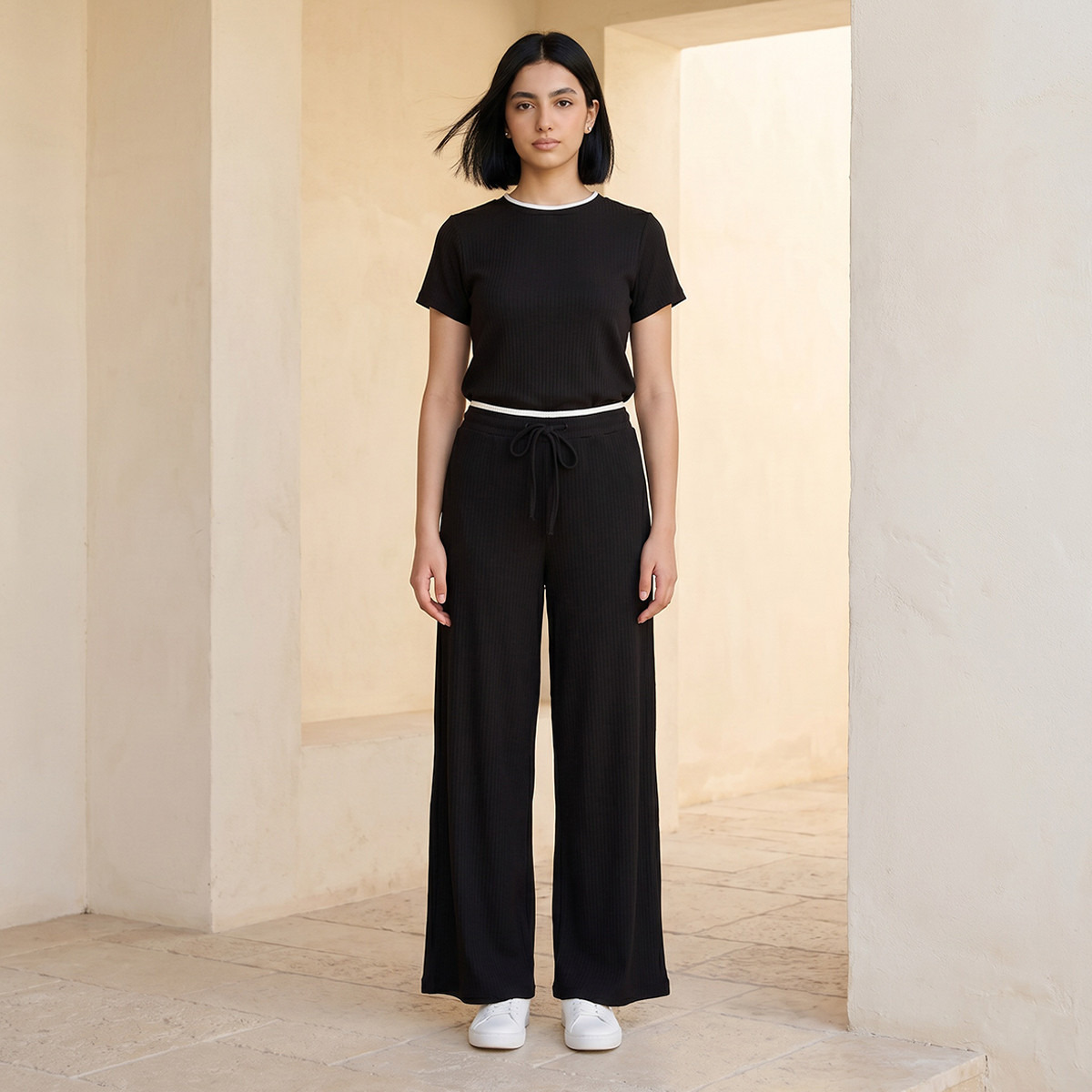 Splash Youth Mid-Rise Pants with Drawstring Closure-women-clothing-bottoms-joggers-image-5