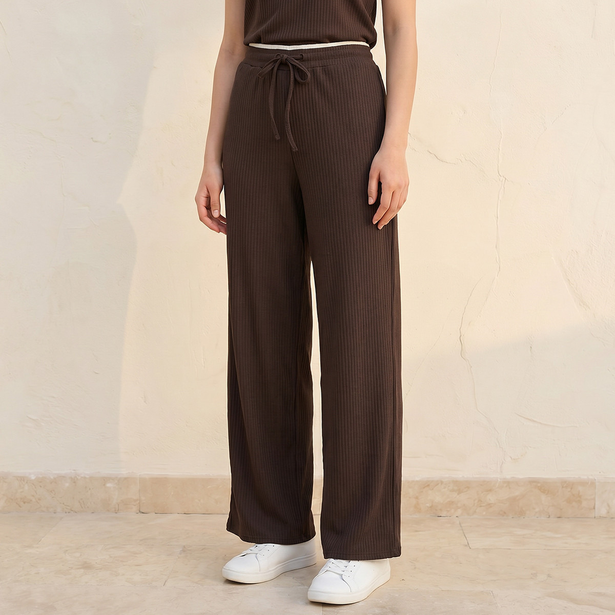 Splash Youth Mid-Rise Pants with Drawstring Closure-women-clothing-bottoms-joggers-image-1
