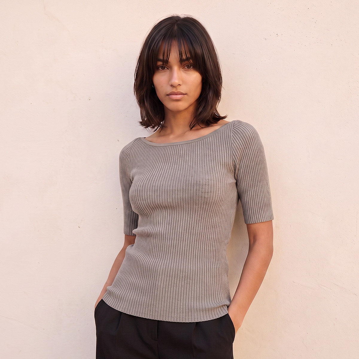 Splash Youth T-shirt with Ribbed Design-women-clothing-tshirts-image-1