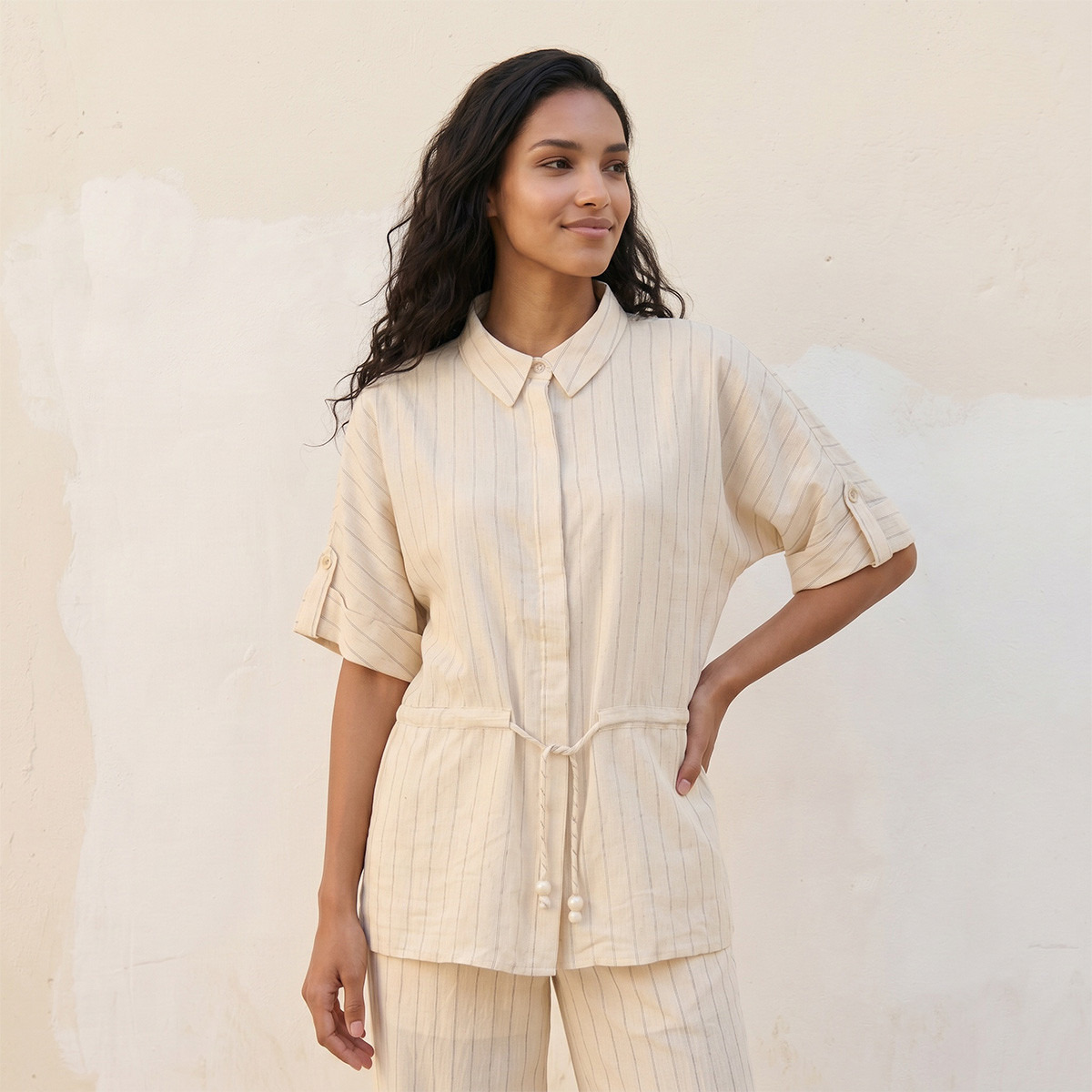 Splash Youth Utility Shirt with Stripes-women-clothing-shirtsandblouses-shirts-image-1