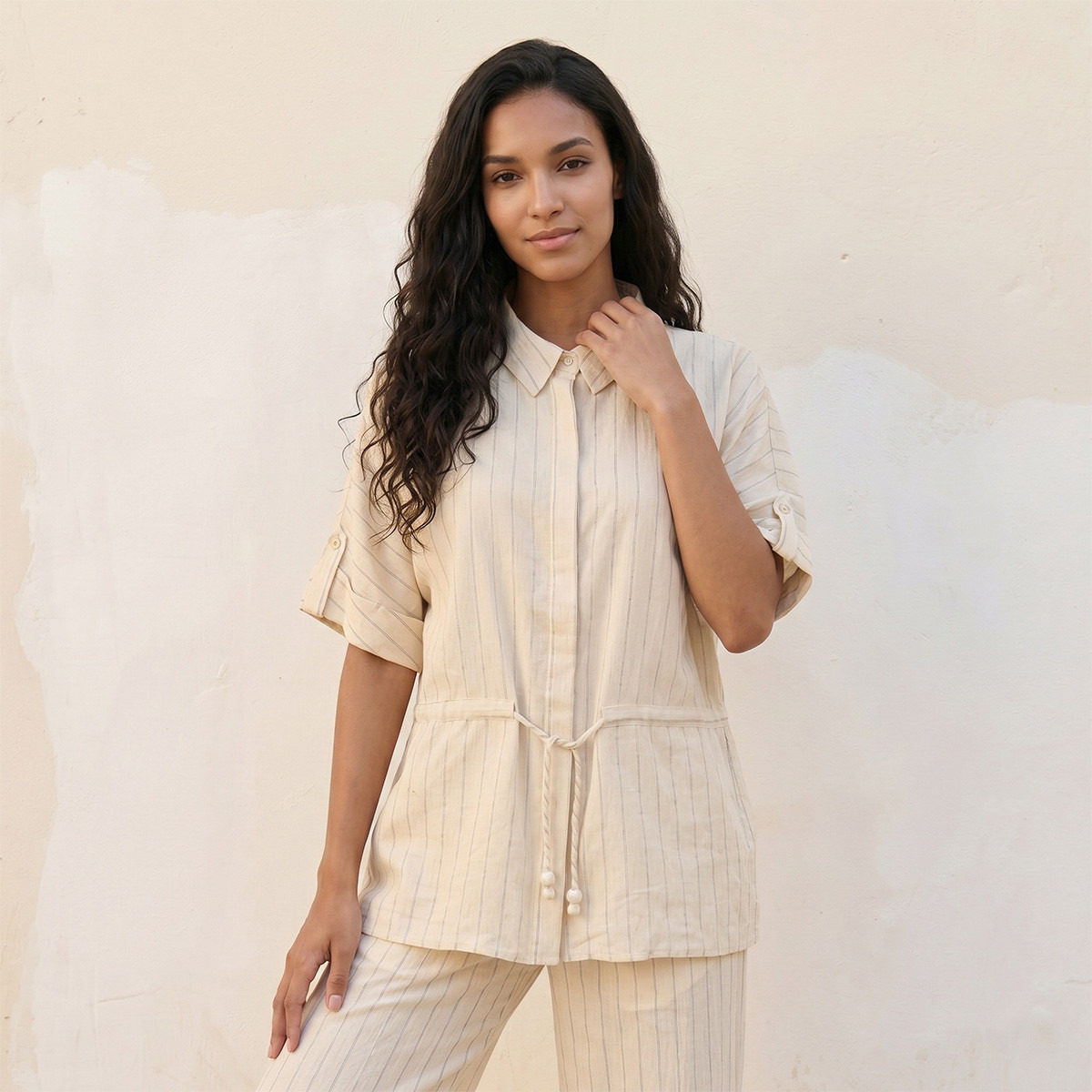 Splash Youth Utility Shirt with Stripes-women-clothing-shirtsandblouses-shirts-image-5