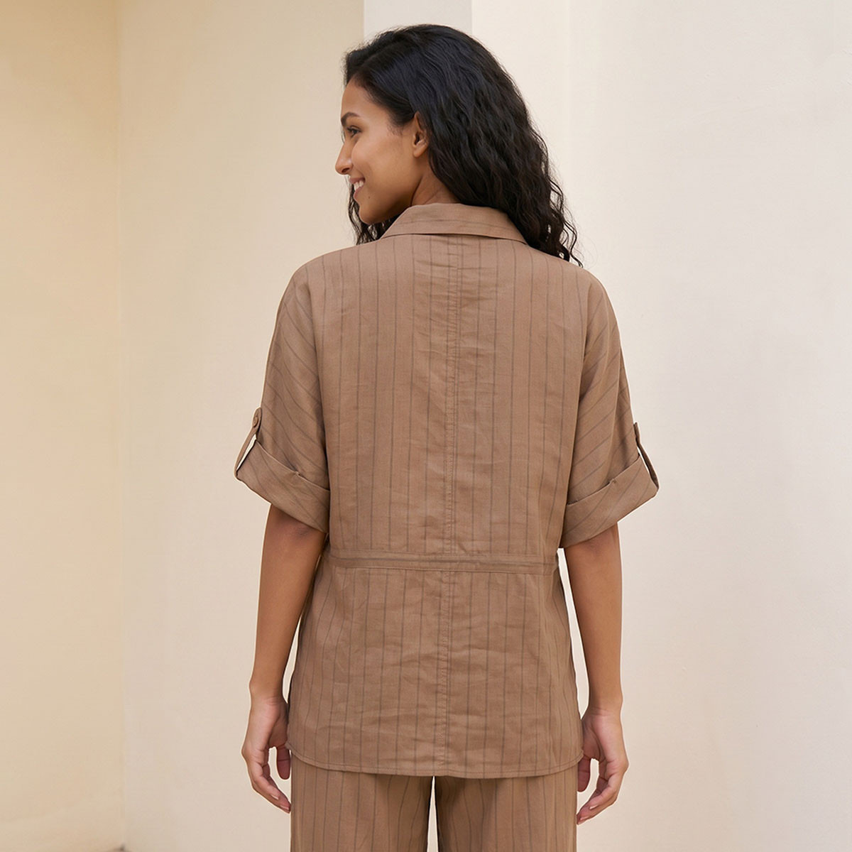 قميص مقلم متعدد الاستخدامات من سبلاش يوث-women-clothing-shirtsandblouses-shirts-image-4