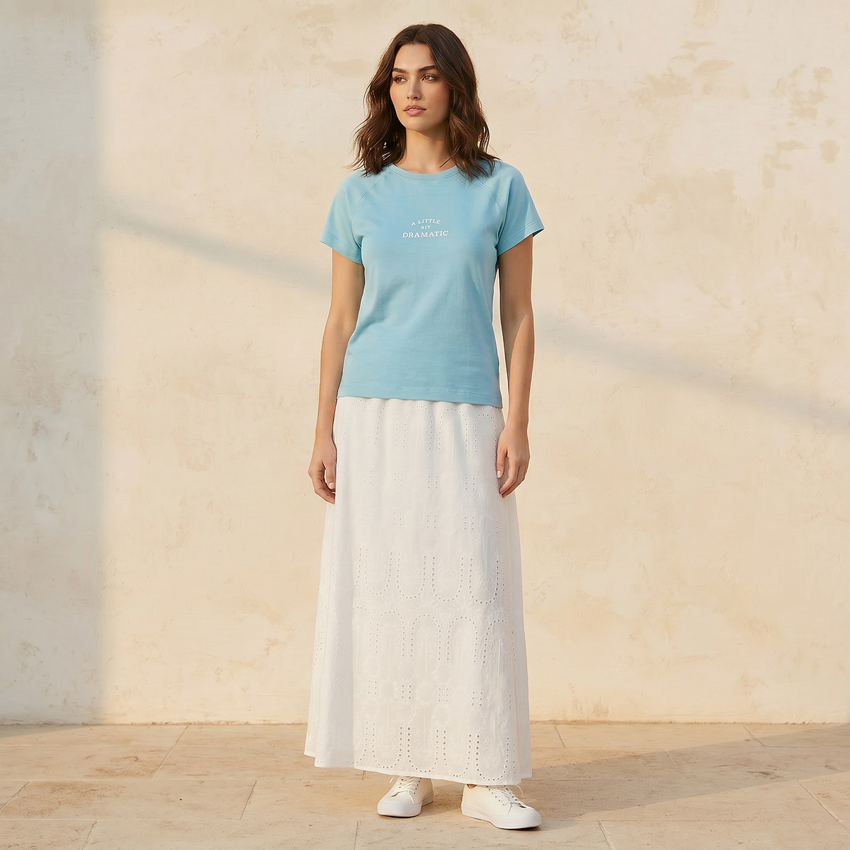 Splash Youth T-shirt with Slogan Print-women-clothing-tshirts-image-3