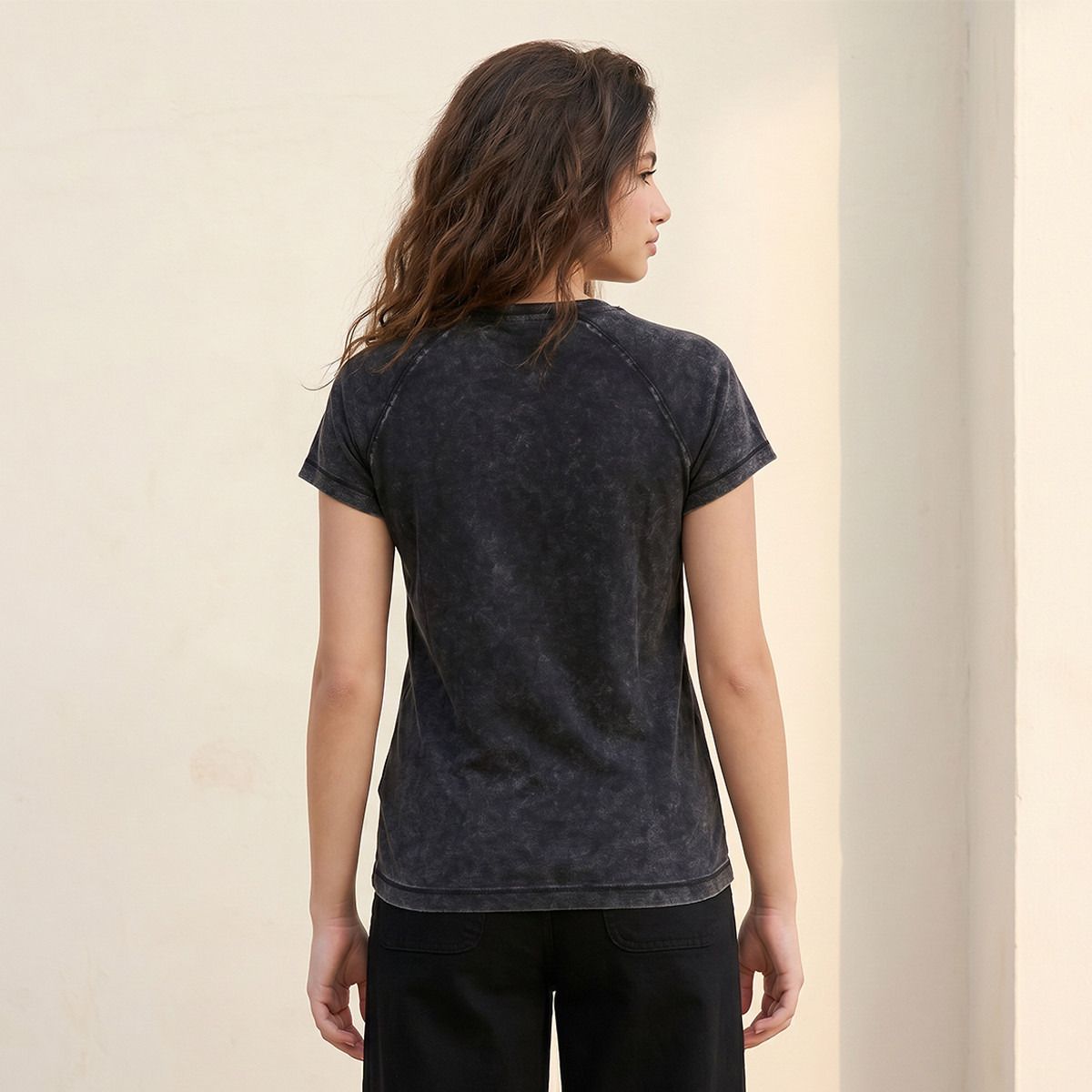 Splash Youth T-shirt with Slogan Print-women-clothing-tshirts-image-4