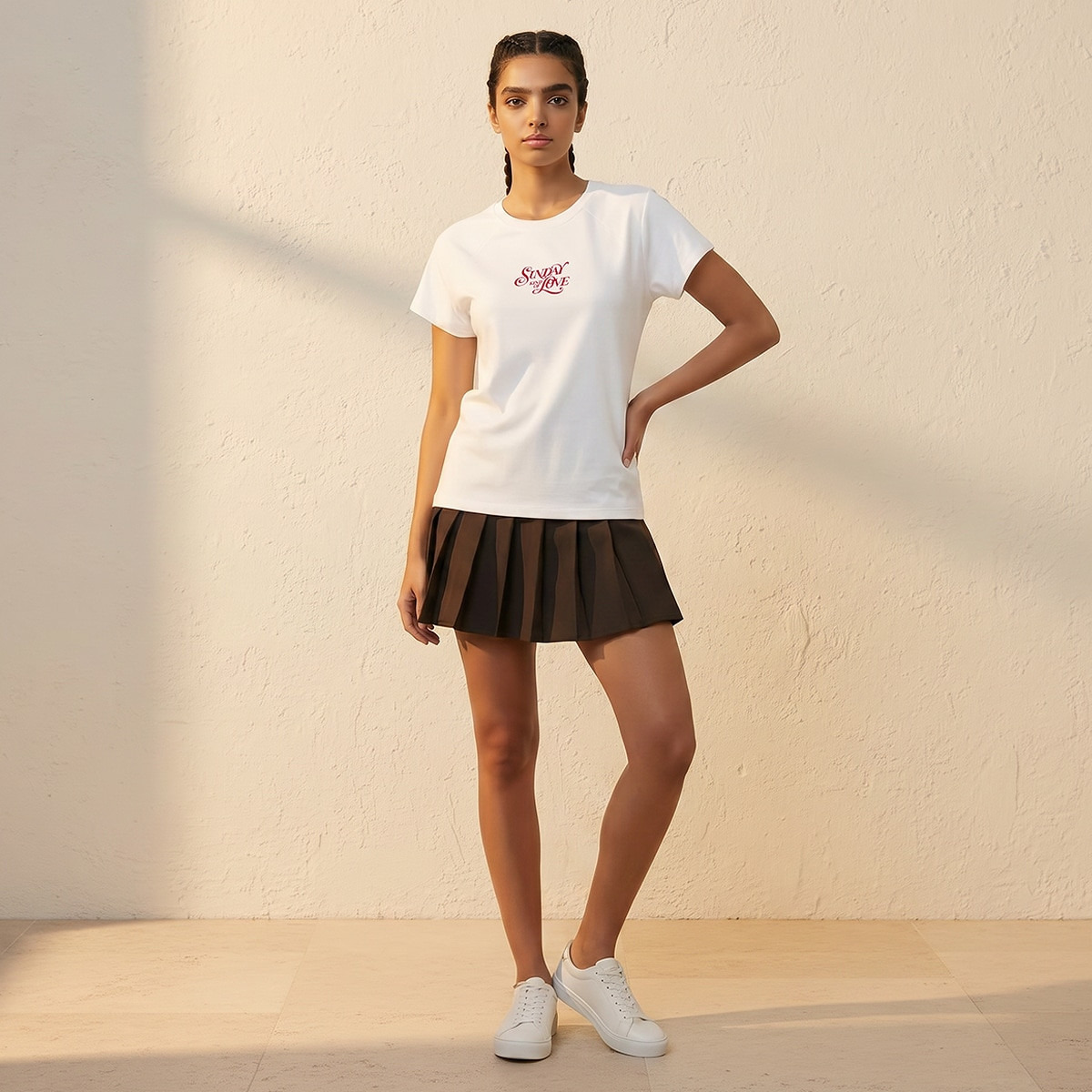تيشيرت بطبعات شعار من سبلاش يوث-women-clothing-tshirts-image-3