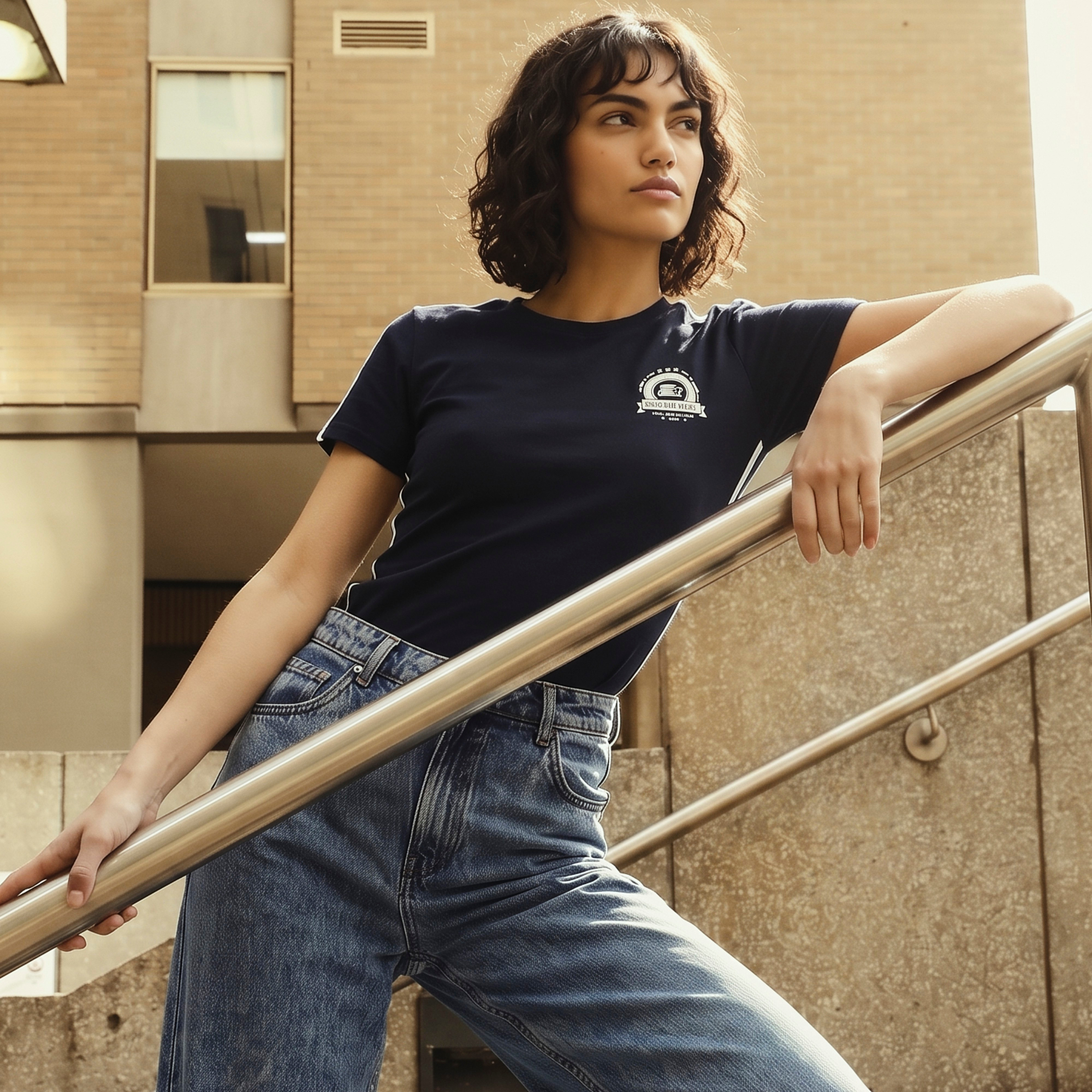 Splash Youth Starter T-shirt with Contrast Piping-women-clothing-tshirts-image-5