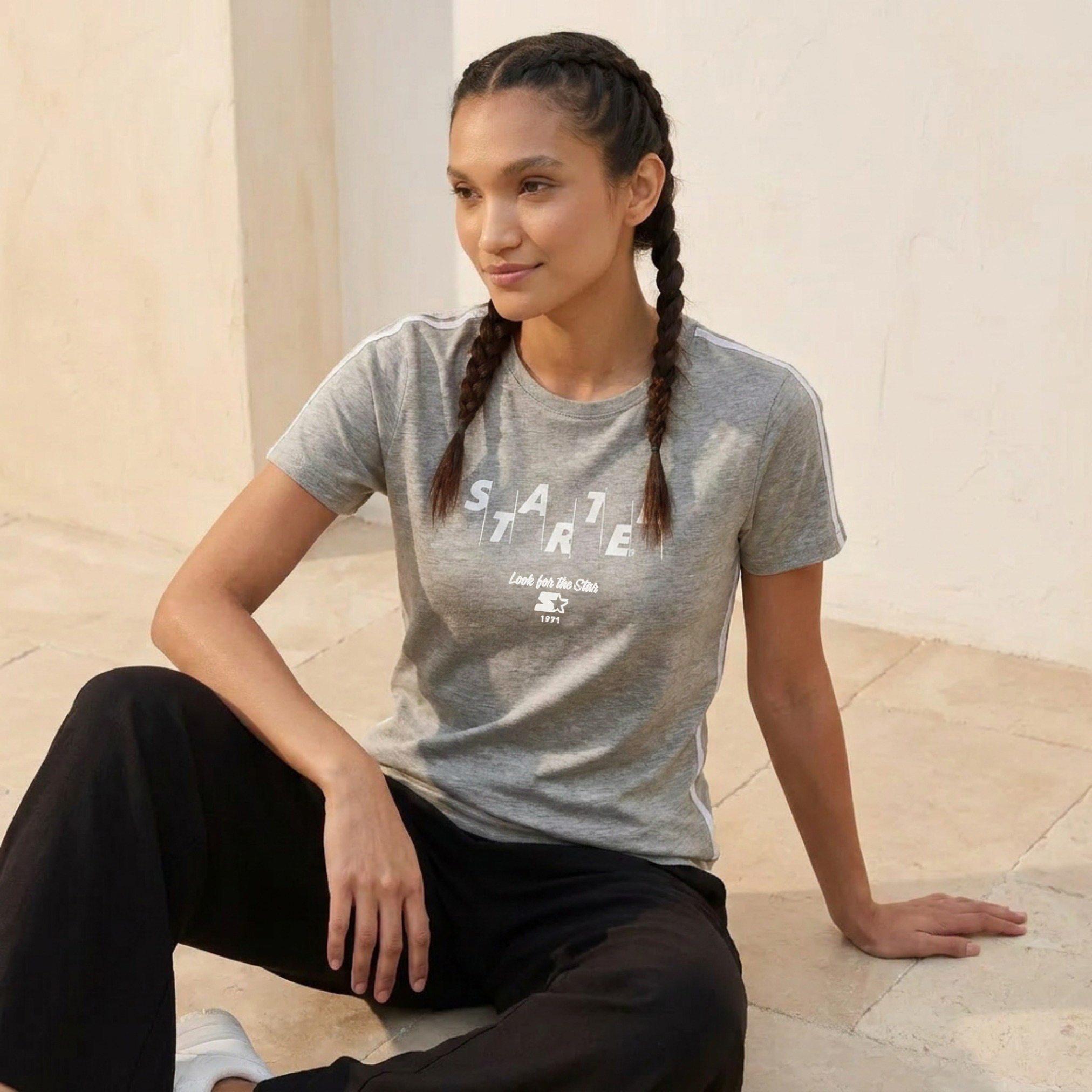 Splash Youth Starter T-shirt with Contrast Piping-women-clothing-tshirts-image-1