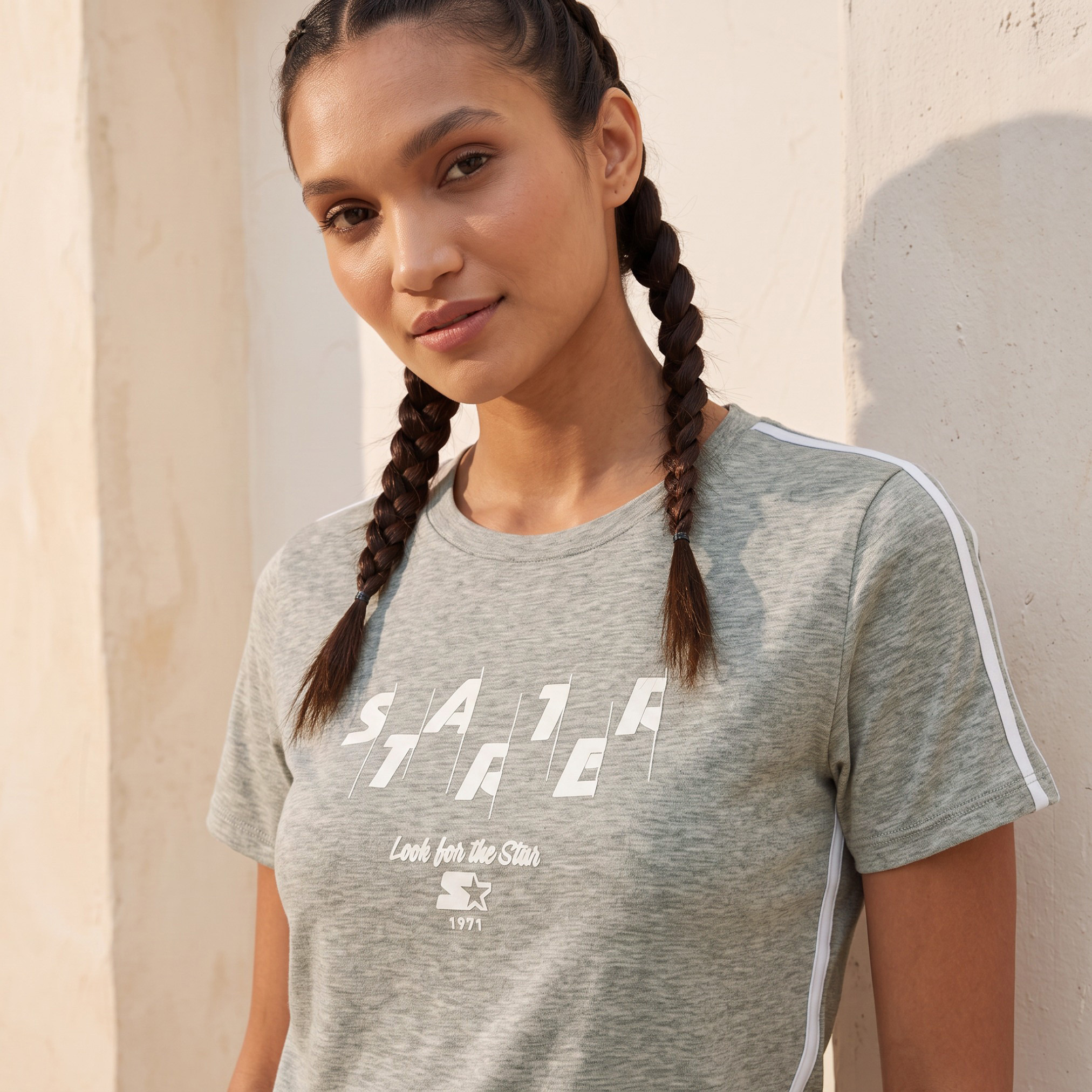 Splash Youth Starter T-shirt with Contrast Piping-women-clothing-tshirts-image-5