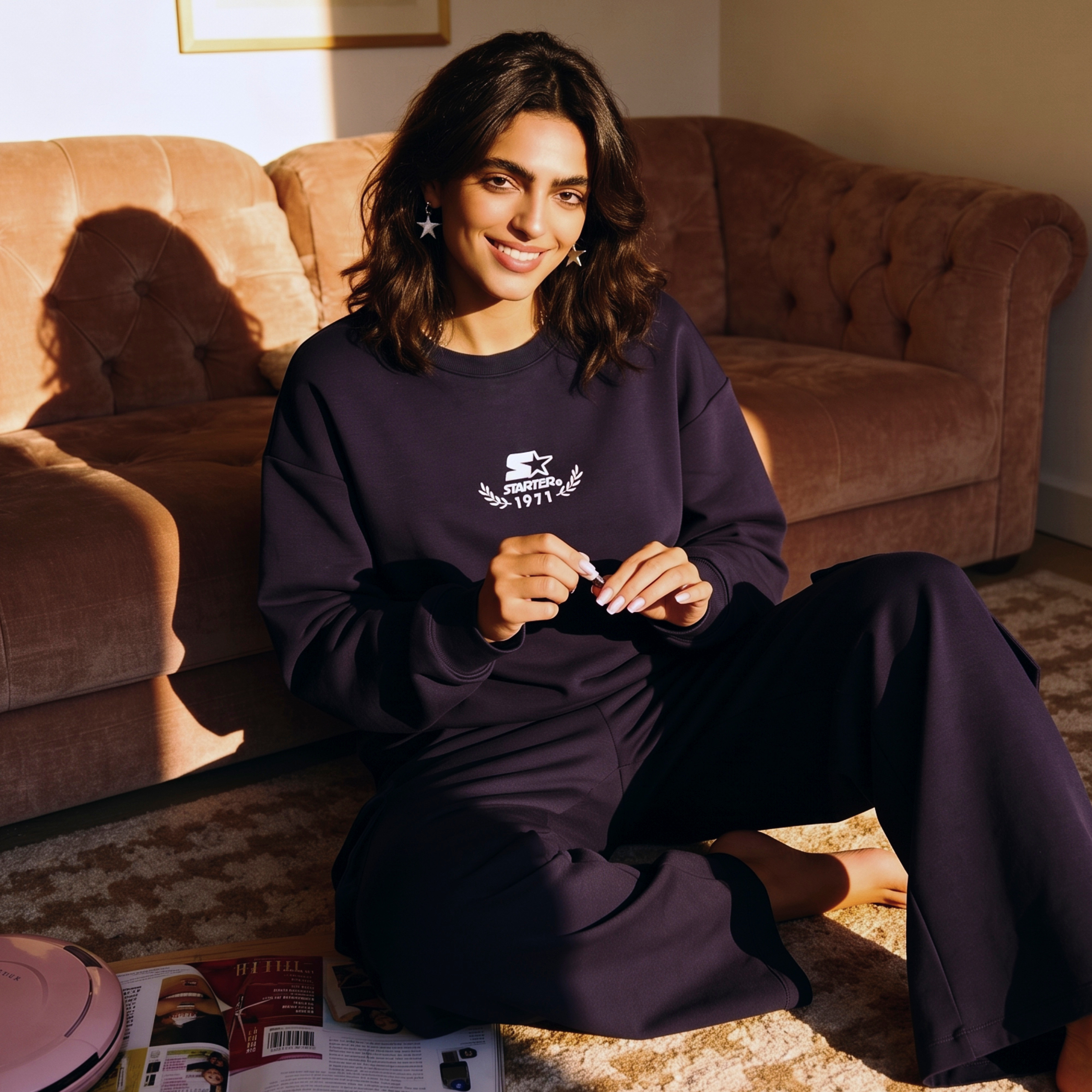 Splash Youth Regular Fit Sweatshirt with Logo Embroidery-women-clothing-hoodiesandsweatshirts-sweatshirts-image-1