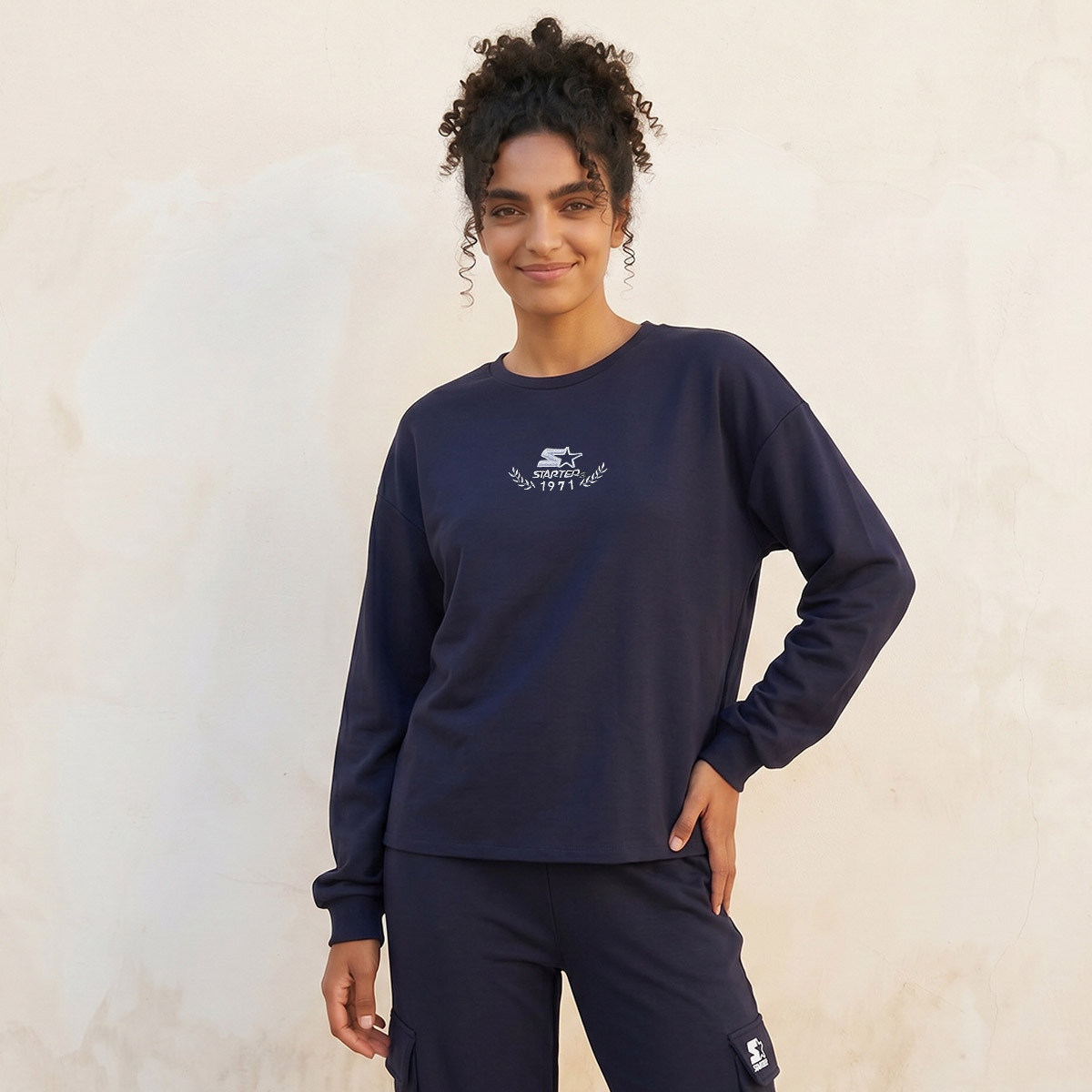Splash Youth Regular Fit Sweatshirt with Logo Embroidery-women-clothing-hoodiesandsweatshirts-sweatshirts-image-1