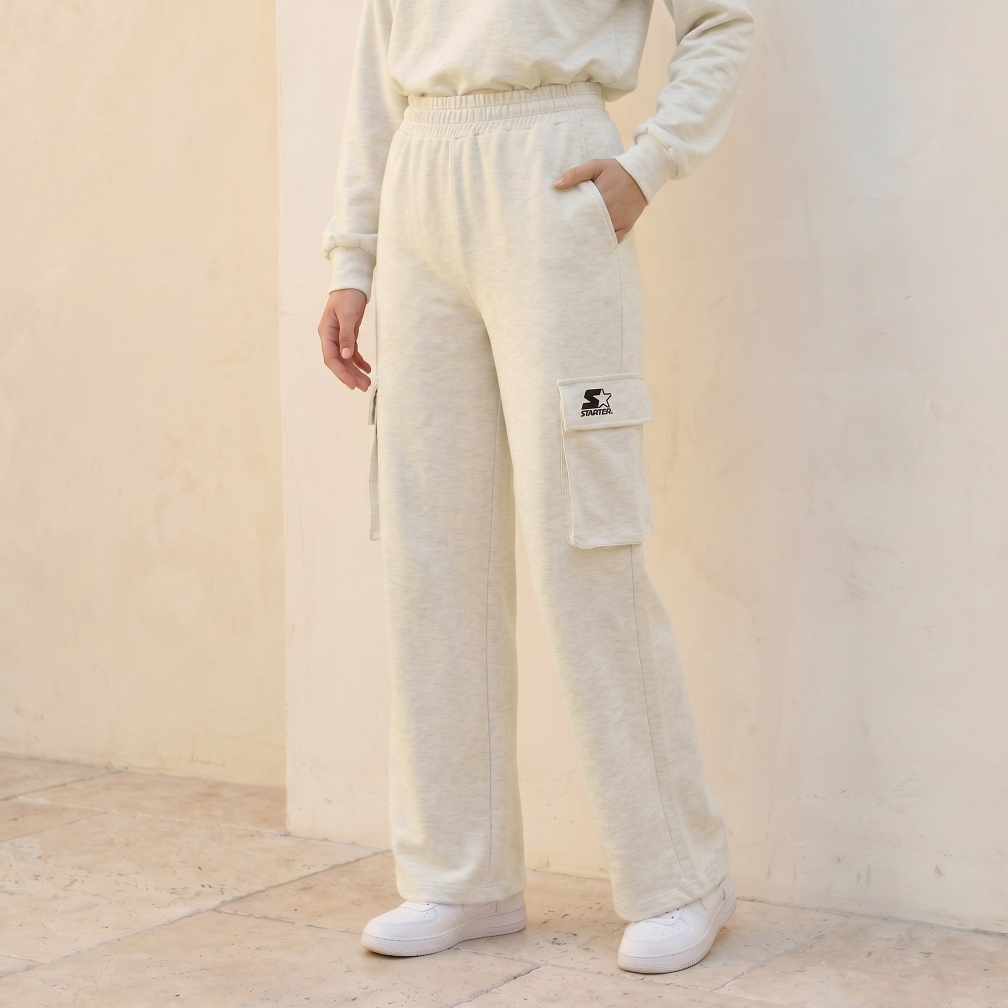 Splash Youth Elasticated Waist Cargo Joggers-women-clothing-bottoms-joggers-image-1
