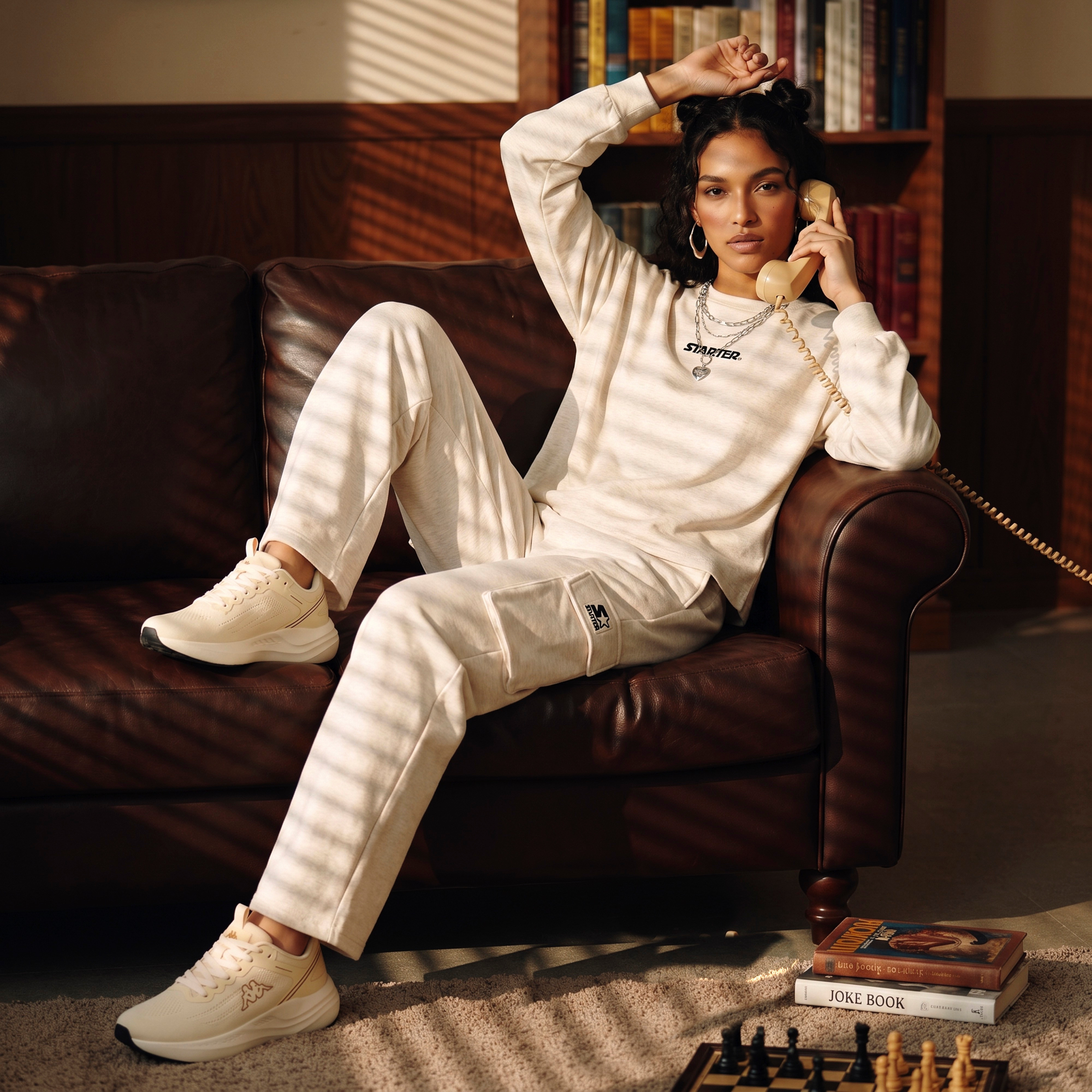 بنطلون كارجو بخصر مطاطي من سبلاش يوث-women-clothing-bottoms-joggers-image-1