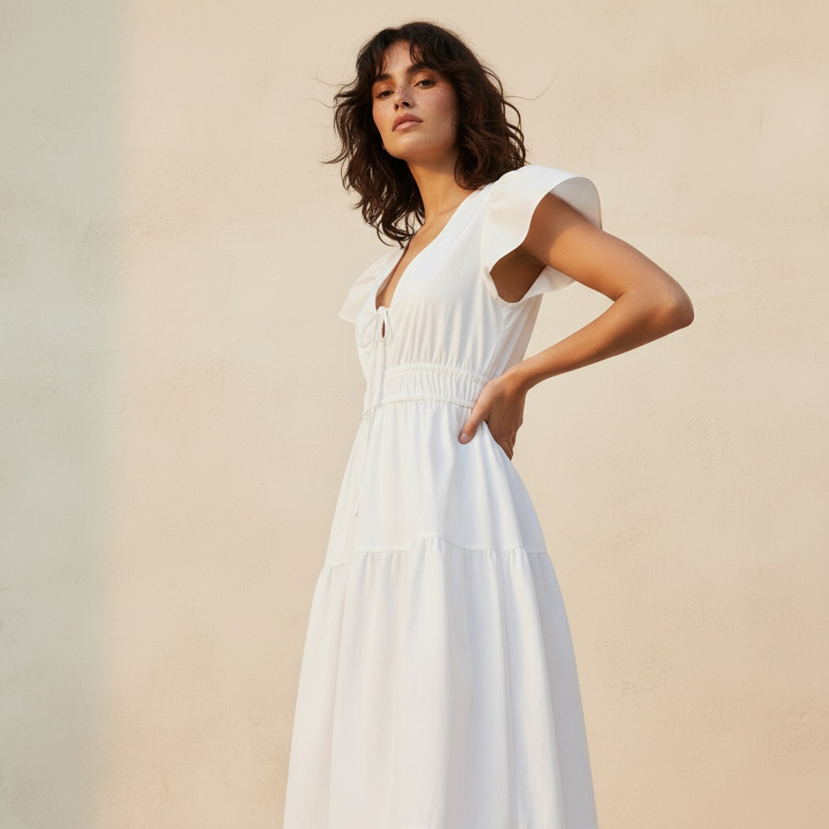 فستان ماكسي قطن متعدد الطبقات بأكمام واسعة-women-clothing-dresses-image-5