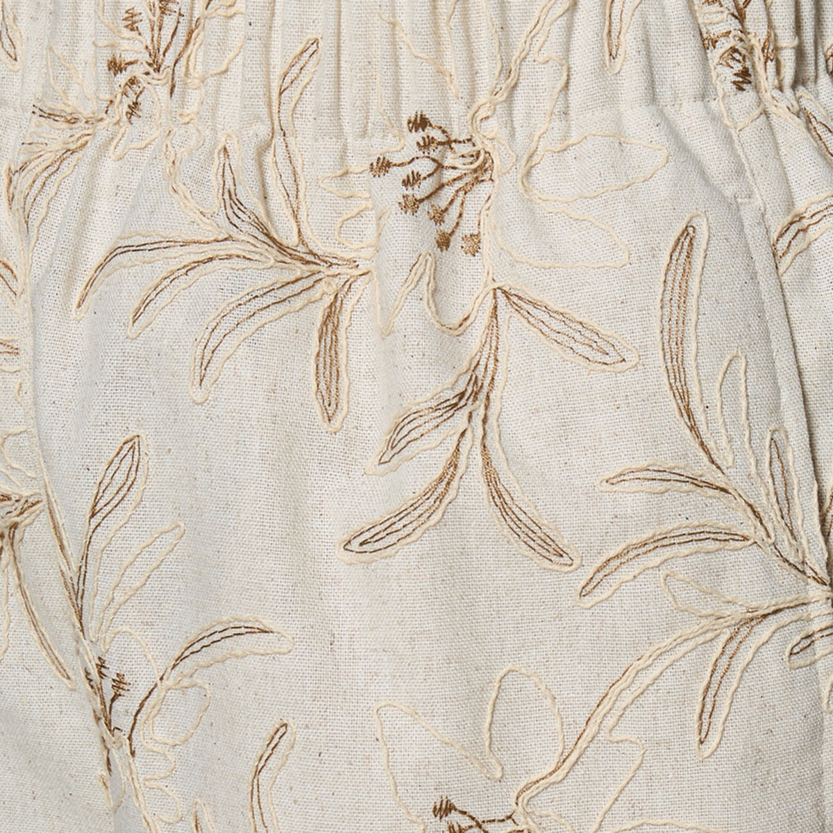 Mid-Rise Embroidered Jacquard Trousers-women-clothing-trousers-image-2