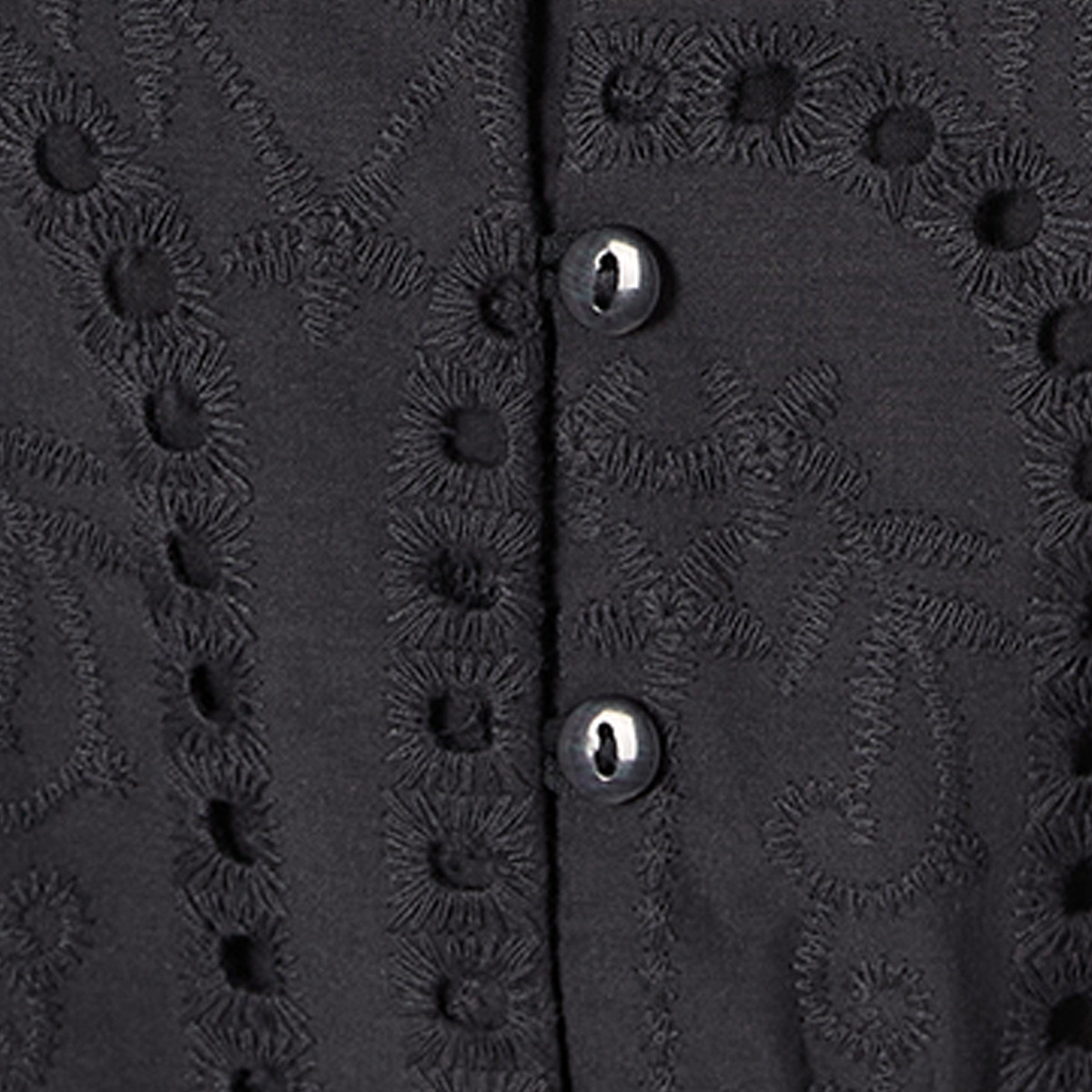 فستان قطن طبقات مطرز بحواف مموجة من سبلاش يوث-women-clothing-dresses-image-2