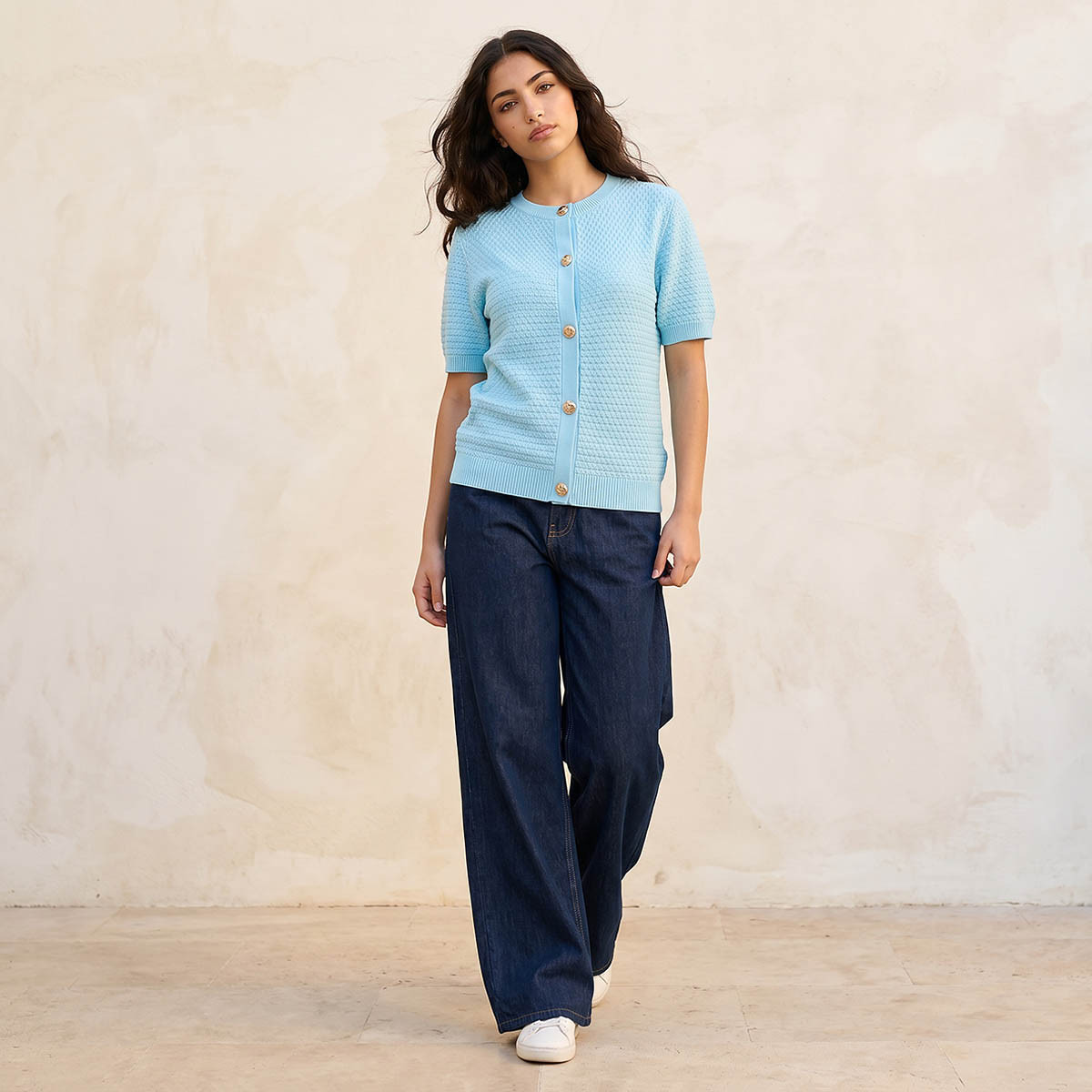 كارديجان محبوك بياقة ضيقة-women-winterwear-cardigansandjumpers-cardigans-image-3