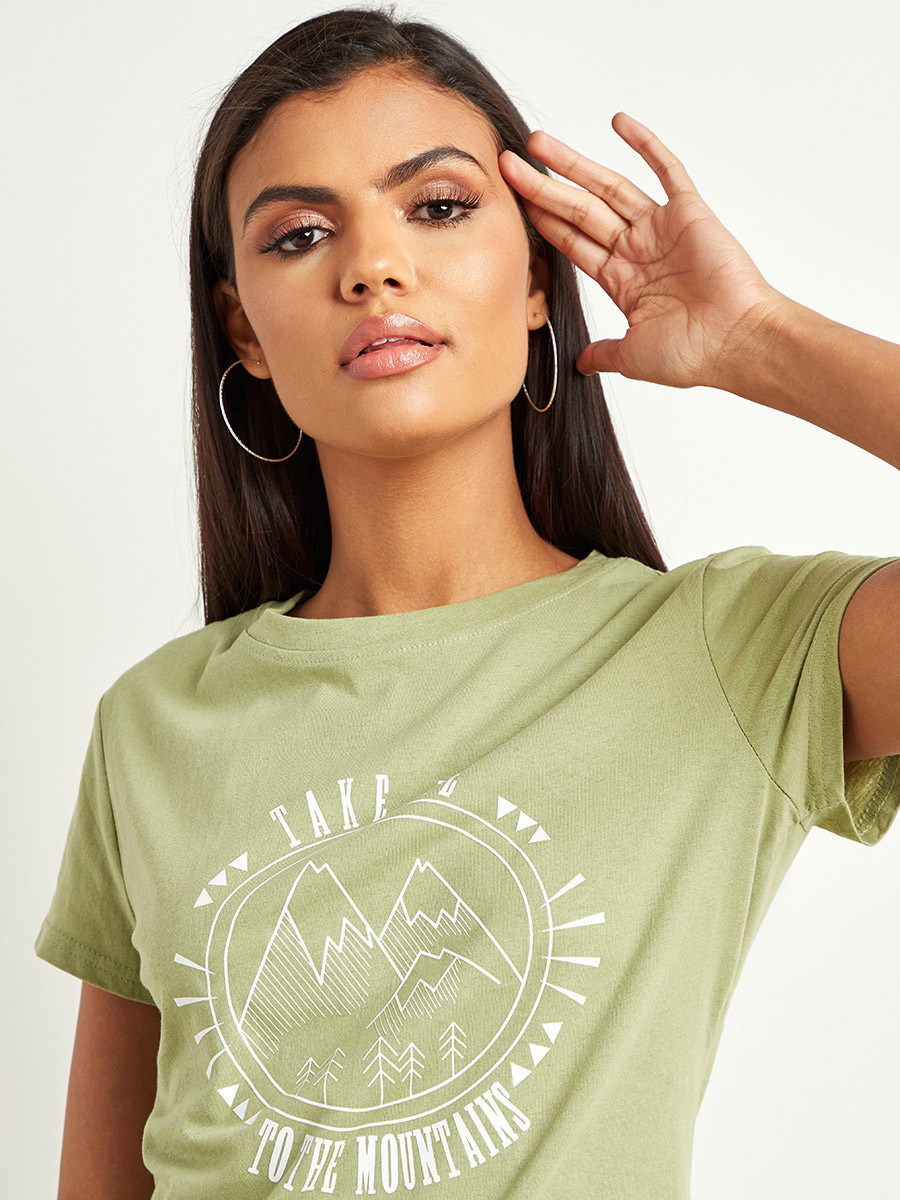 Styli Mountain Graphic Printed Regular Fit T-shirt-women-clothing-tshirts-image-5