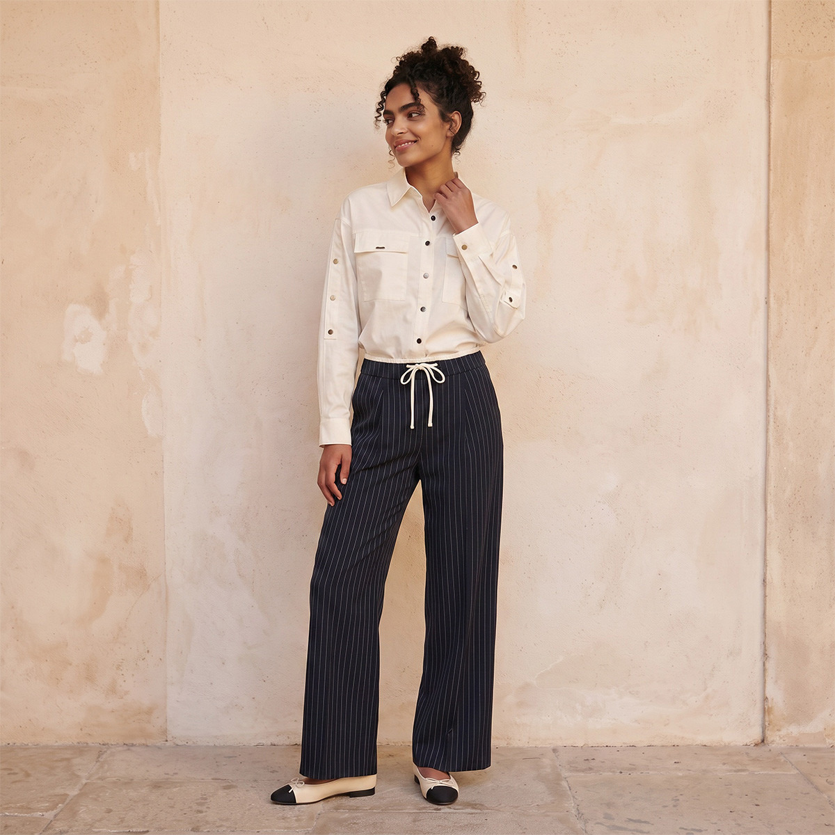 Splash Youth Shirt with Flap Pockets-women-clothing-shirtsandblouses-shirts-image-3