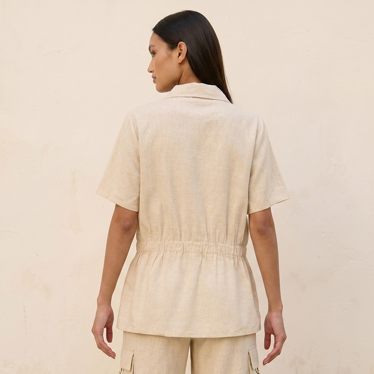 Splash Youth Utility Shirt Elastic Waist-women-clothing-shirtsandblouses-blouses-image-4