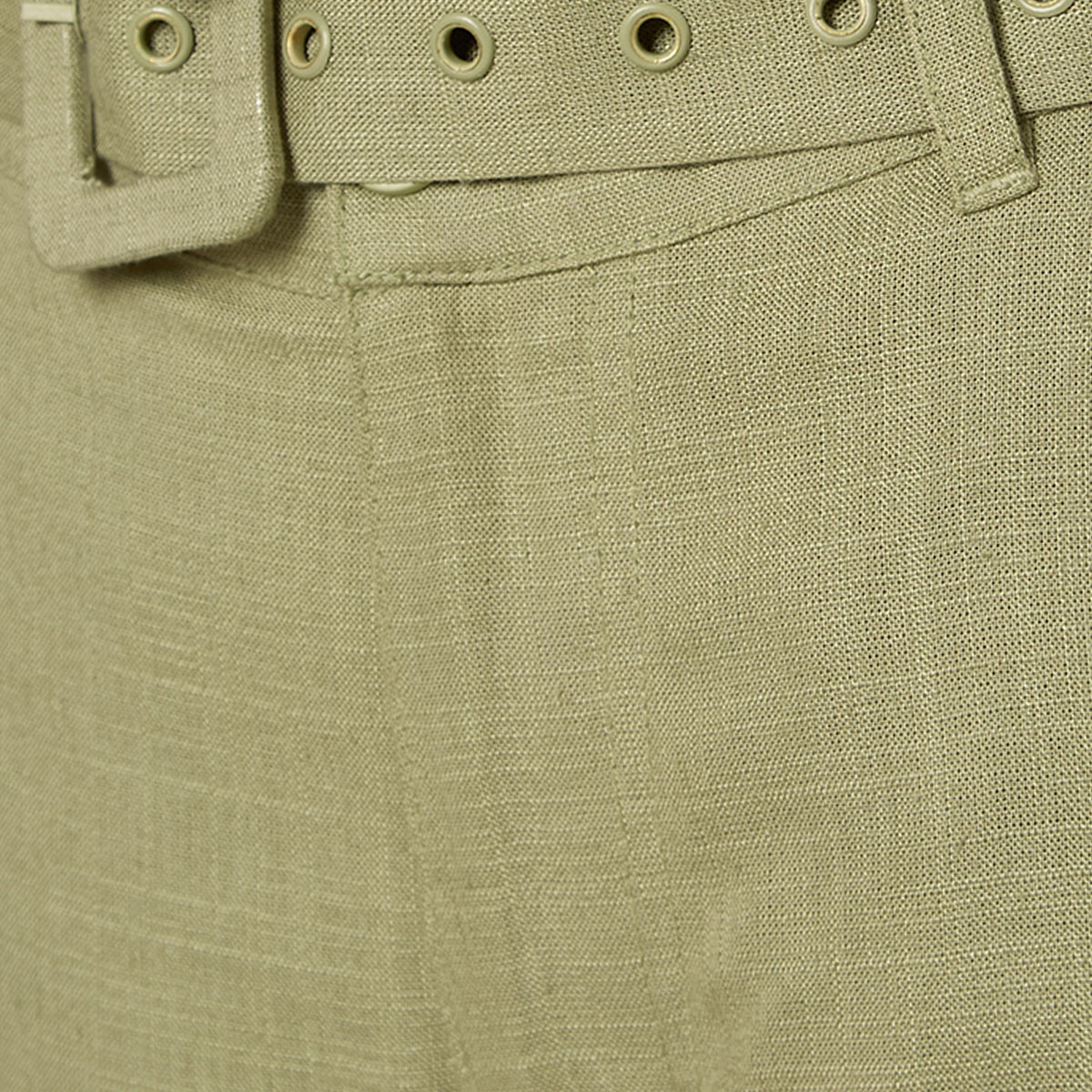 Splash Youth Wide Leg Linen Blend Cargo Pocket Detail Trousers-women-clothing-trousers-image-2