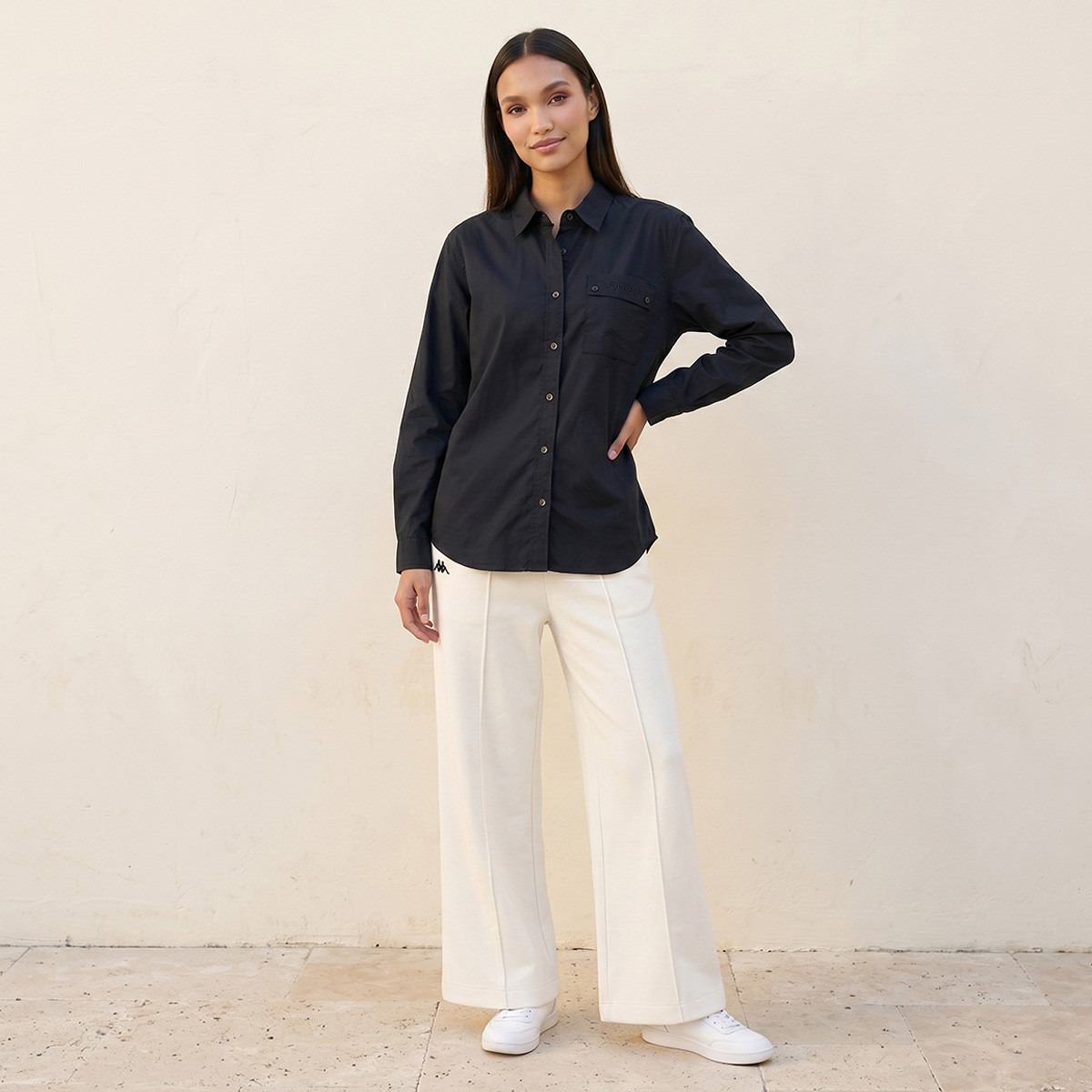 قميص قطن بتفاصيل جيب من سبلاش يوث-women-clothing-shirtsandblouses-shirts-image-3