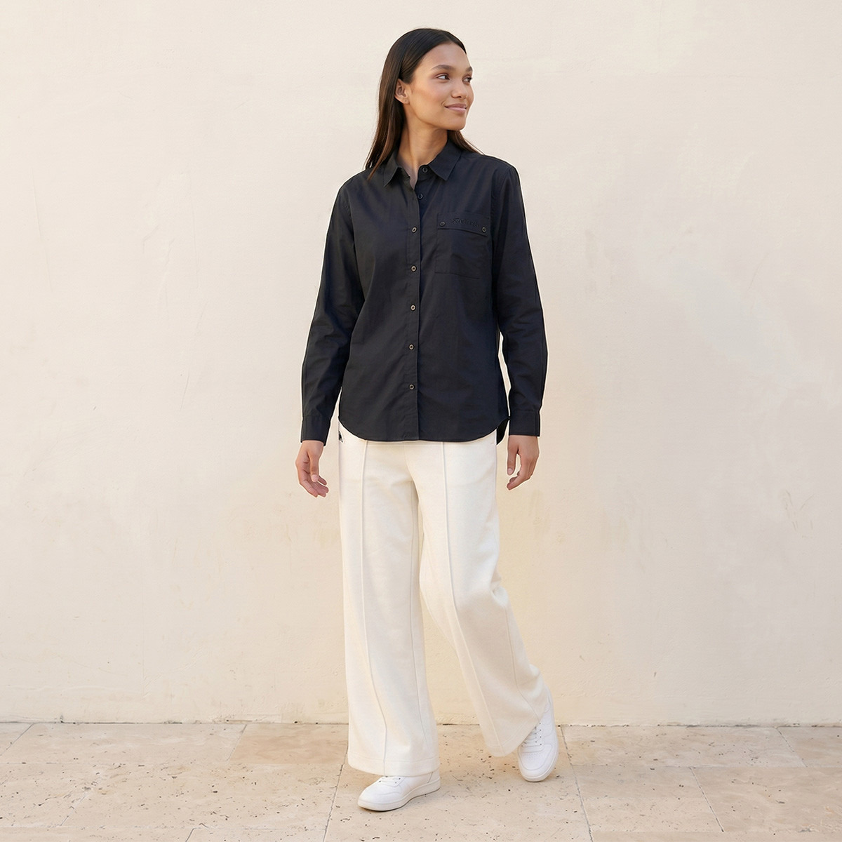 قميص قطن بتفاصيل جيب من سبلاش يوث-women-clothing-shirtsandblouses-shirts-image-5