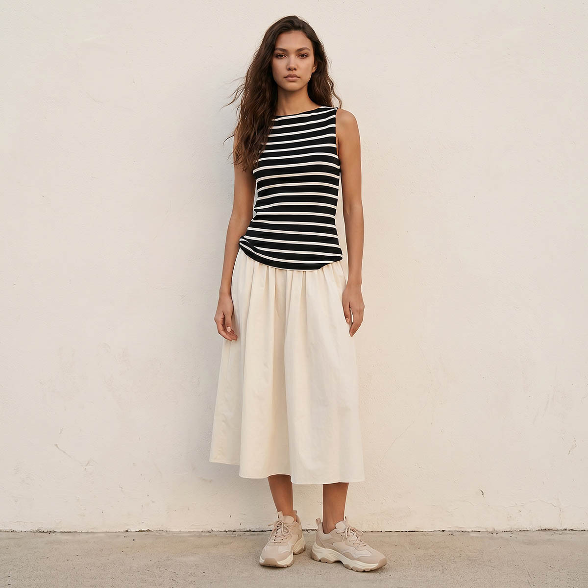 Splash Youth Slim Fit Top Ribbed Texture-women-clothing-tshirts-image-3
