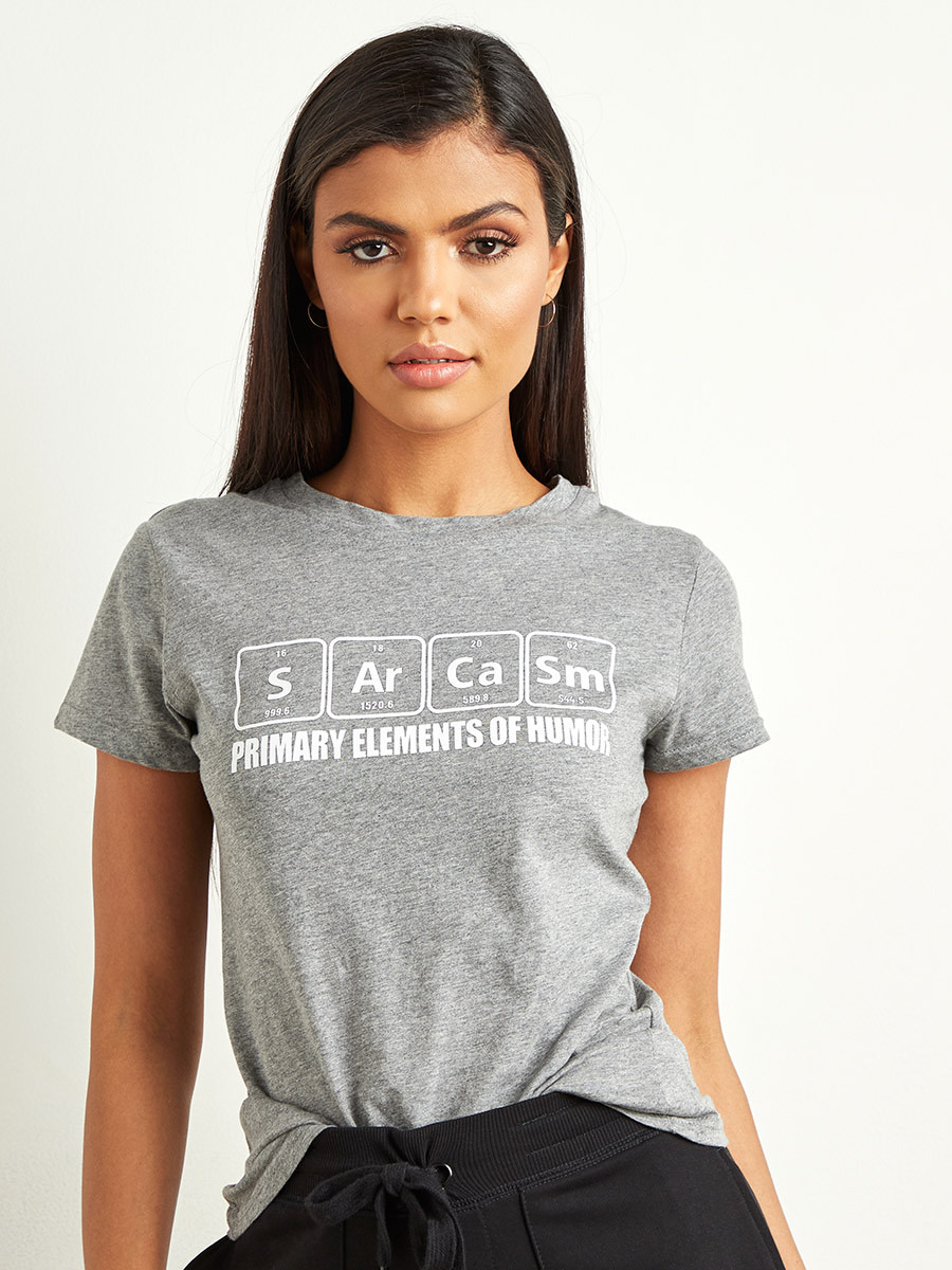 تيشيرت مطبوع بأكمام قصيرة من ستايلي-women-clothing-tshirts-image-1