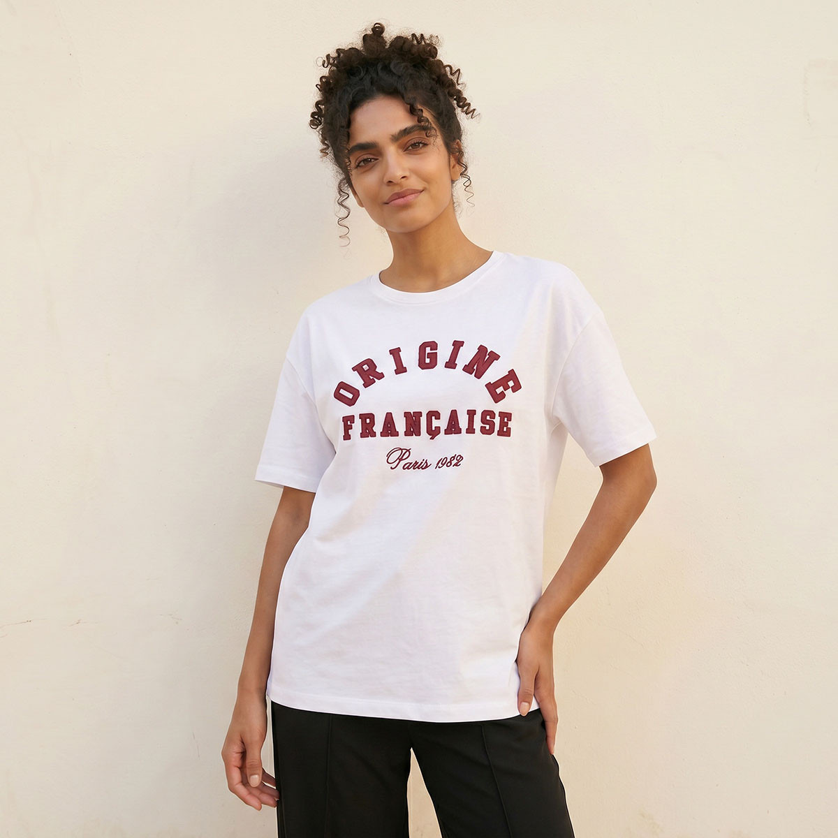 Splash Youth Relaxed Modal T-shirt with Embroidery-women-clothing-tshirts-image-1