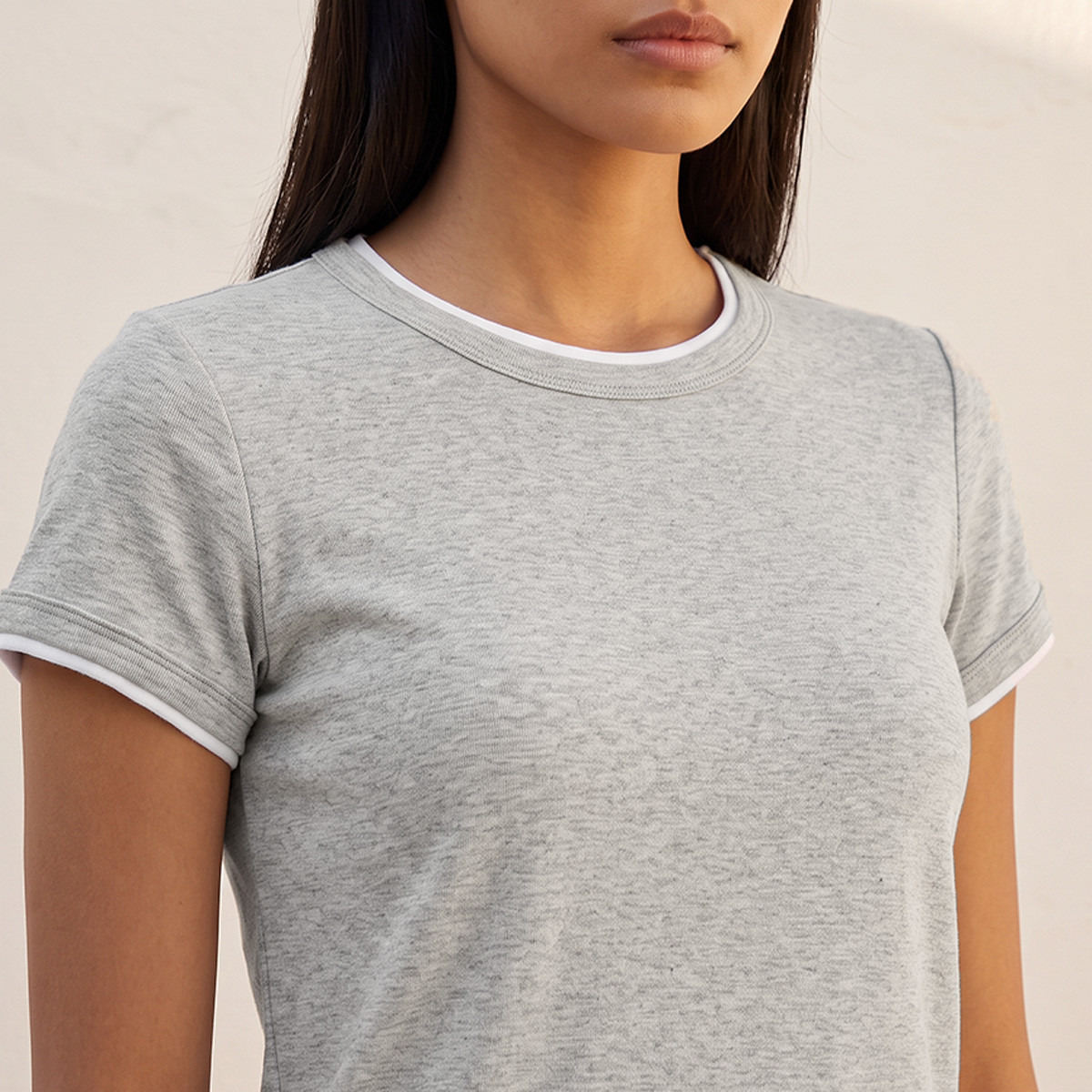 Splash Youth Slim Fit T-shirt with Contrast Trim-women-clothing-tshirts-image-6