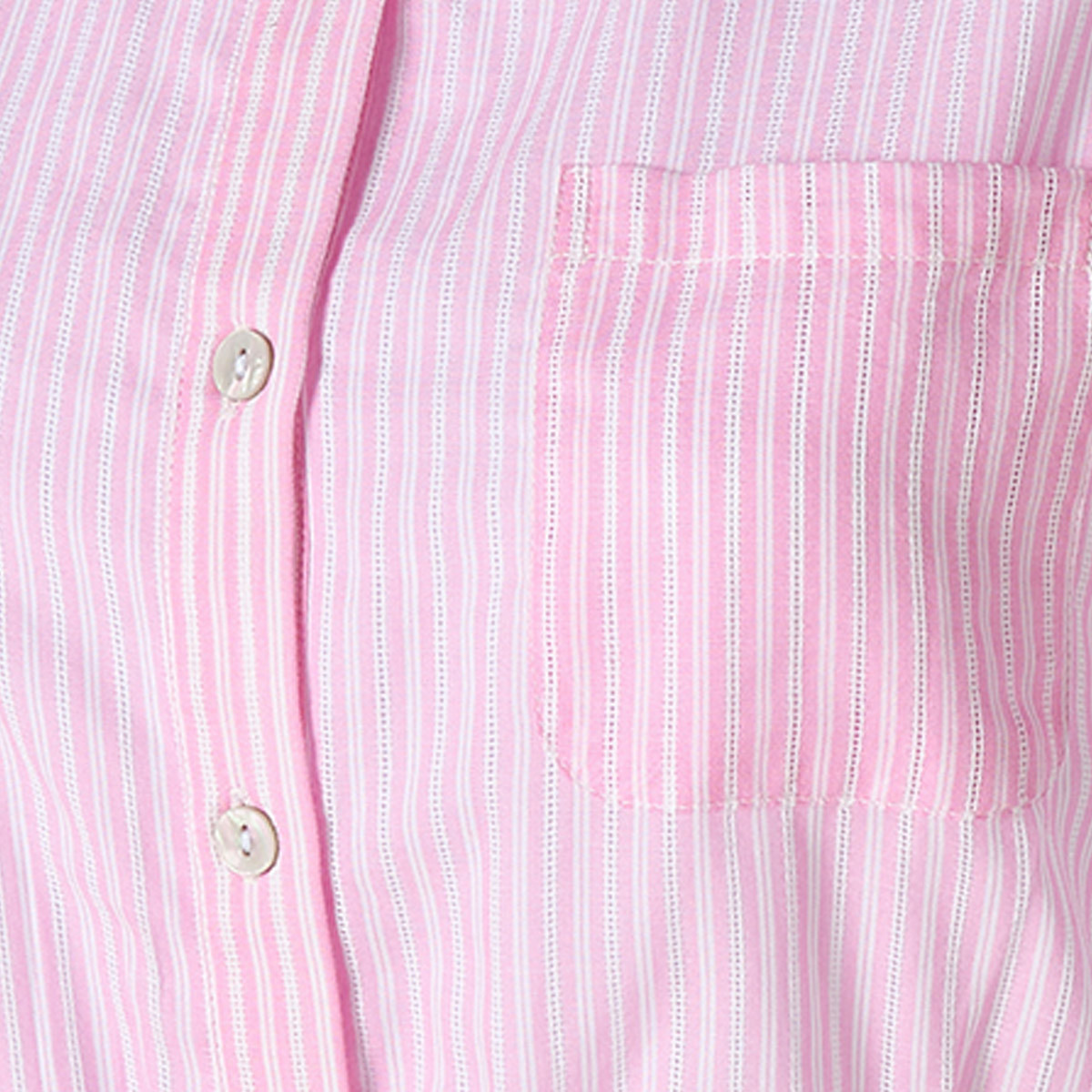 Splash Youth Striped Cotton Shirt Dress Tie-Up Belt-women-clothing-dresses-image-2