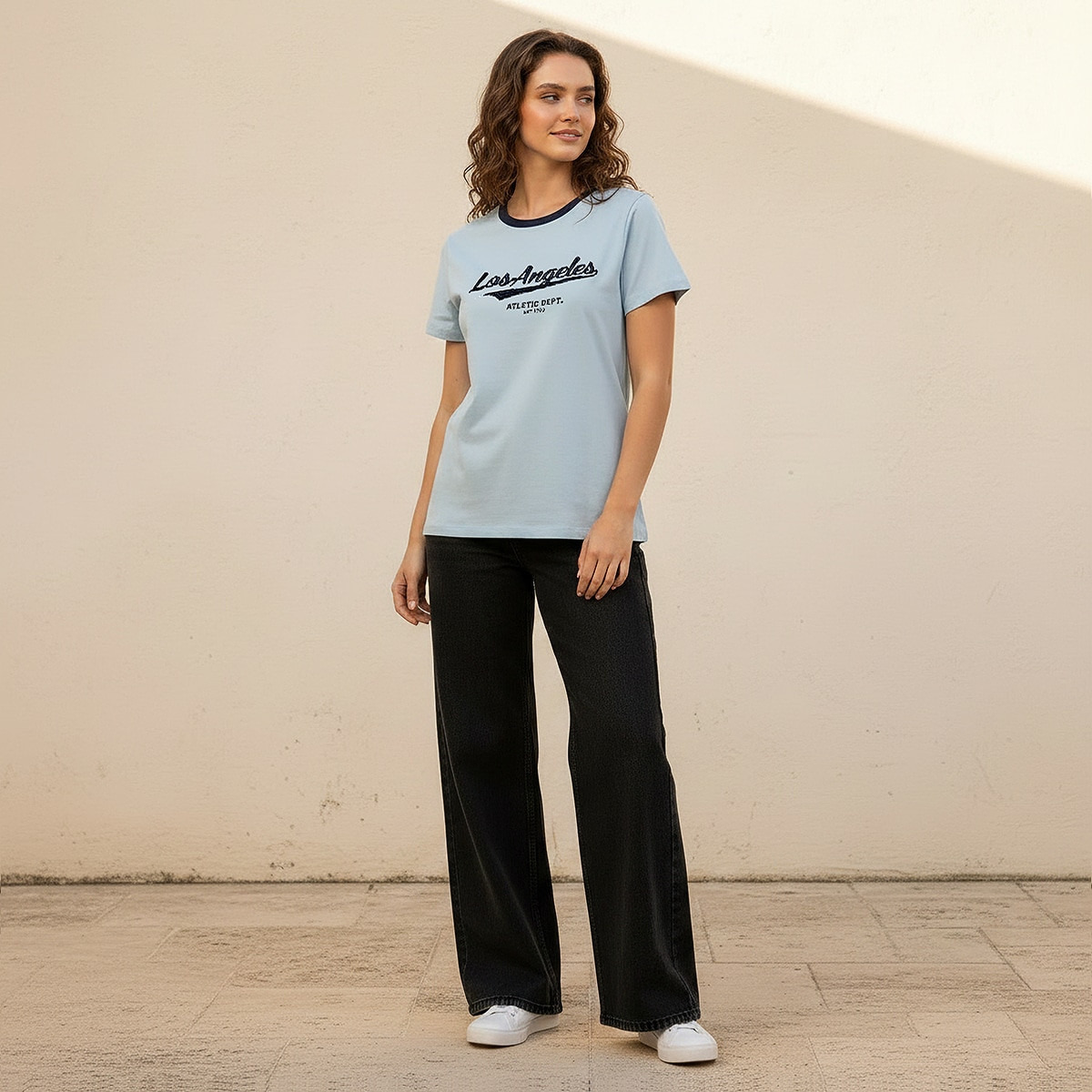 تيشيرت قطن مطرز من سبلاش يوث-women-clothing-tshirts-image-3