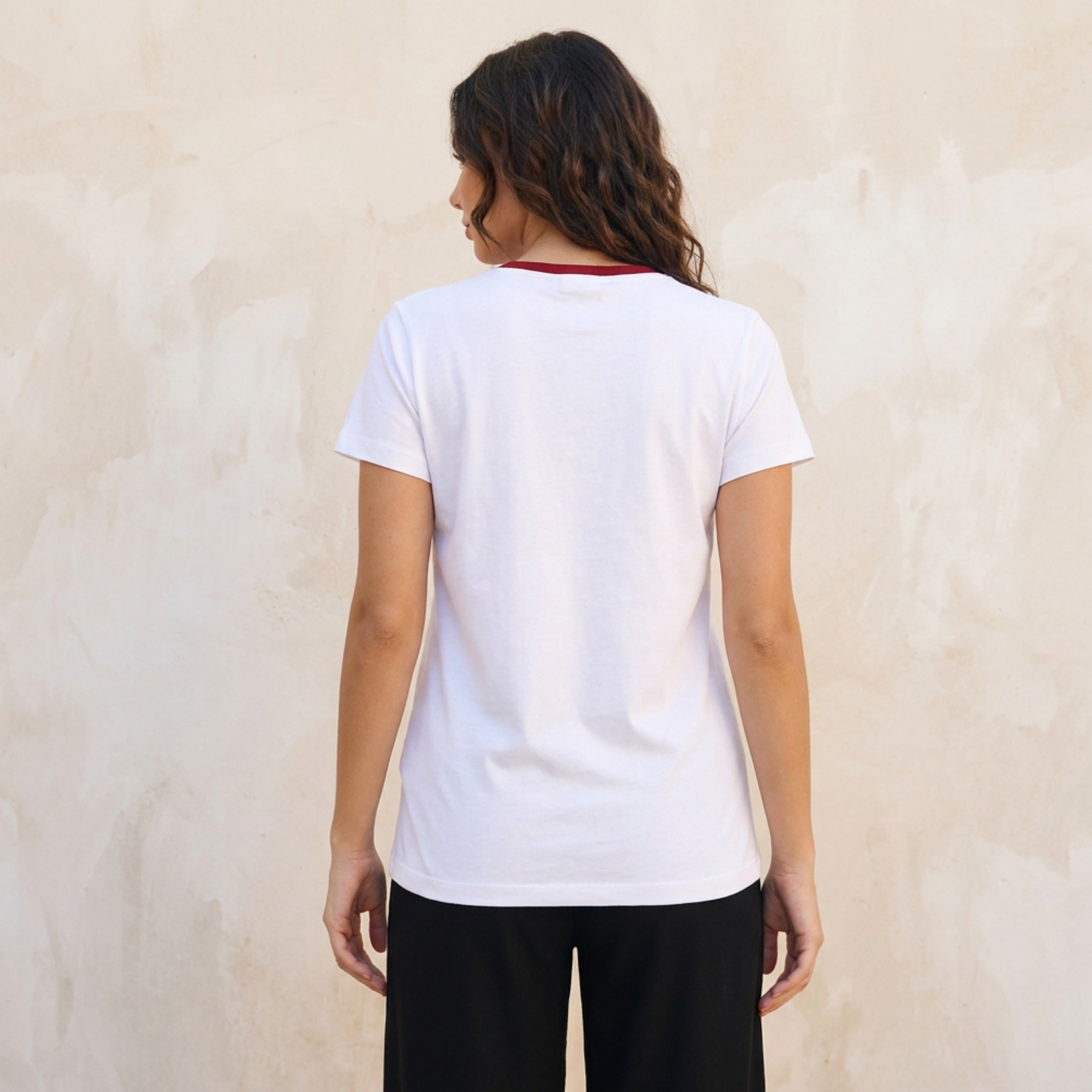 Splash Youth Cotton T-shirt with Floral Print-women-clothing-tshirts-image-3