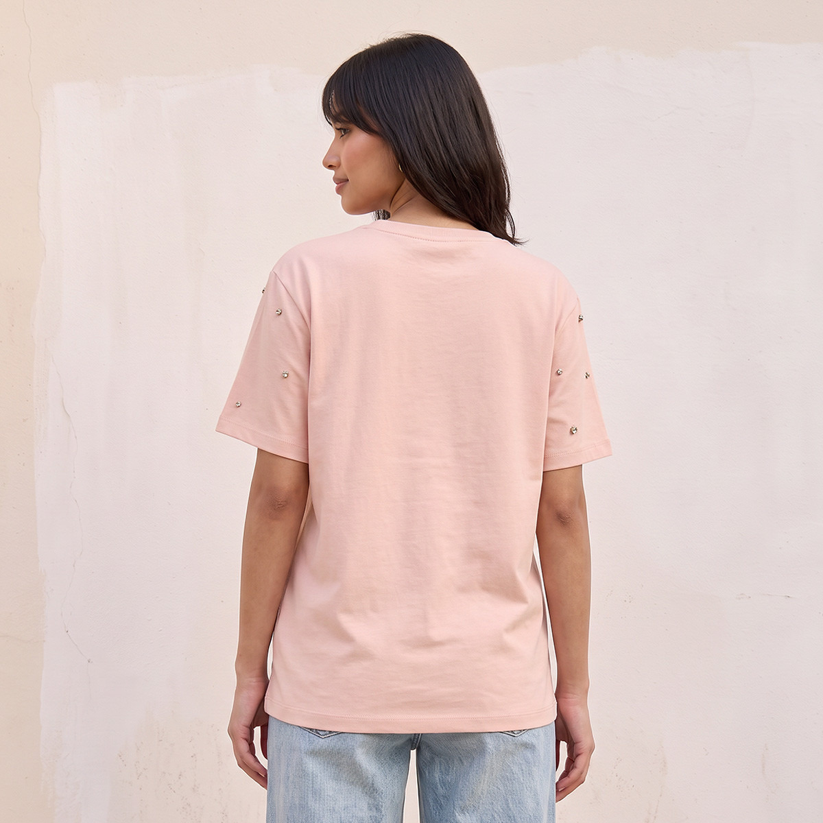 تيشيرت مزين من سبلاش يوث-women-clothing-tshirts-image-4