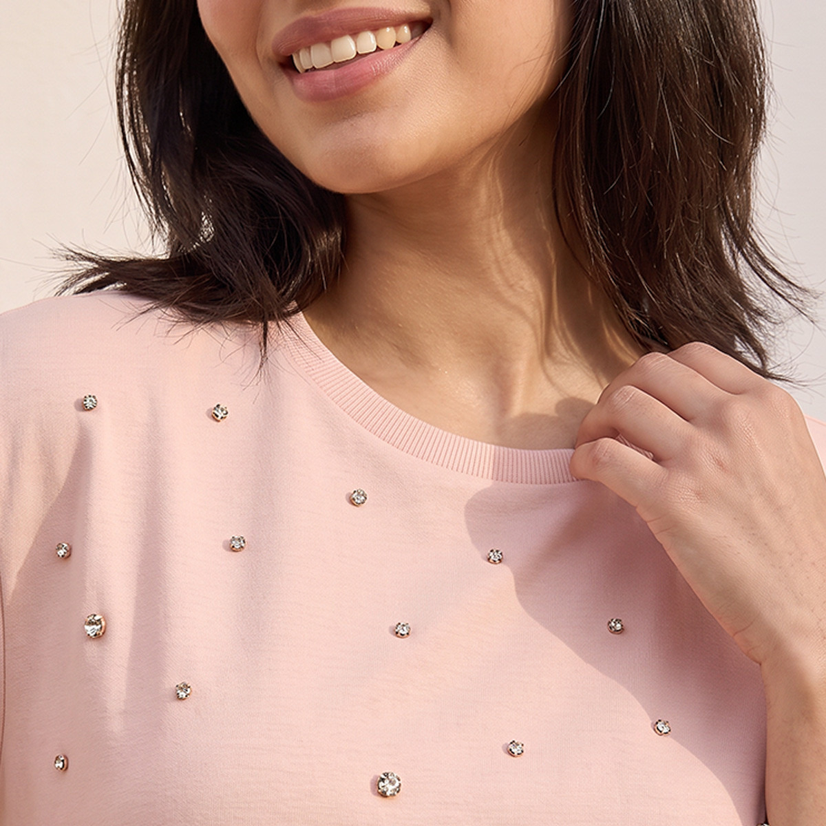 تيشيرت مزين من سبلاش يوث-women-clothing-tshirts-image-6