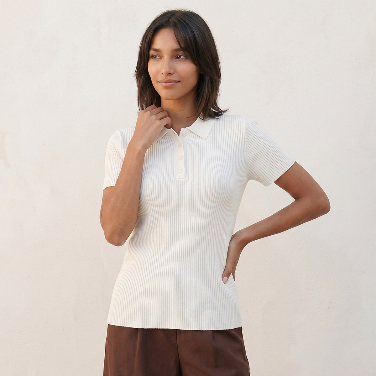 تيشيرت مضلّع من سبلاش يوث-women-clothing-tshirts-image-6