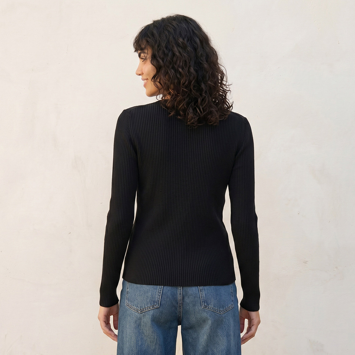 كارديجان بارز الملمس بياقة مستديرة من سبلاش يوث-women-winterwear-cardigansandjumpers-cardigans-image-4