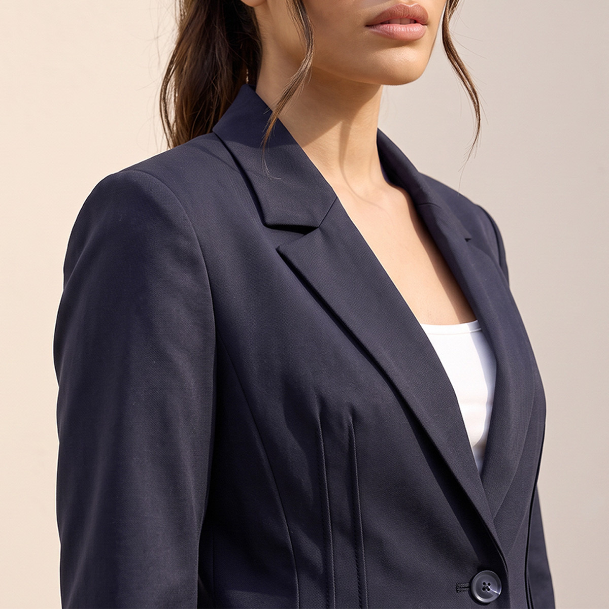 بليزر بقصة عادية وياقة مطوية من سبلاش يوث-women-clothing-coatsandjackets-blazers-image-7