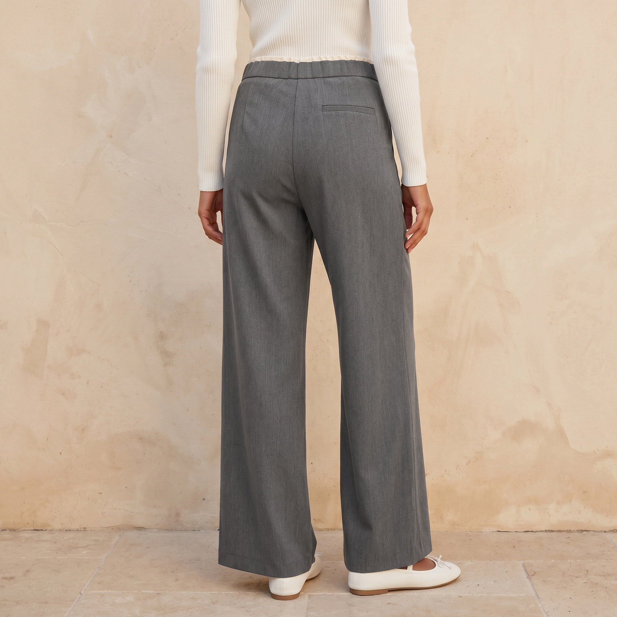 Splash Youth Drawstring Waist Trousers-women-clothing-trousers-image-4