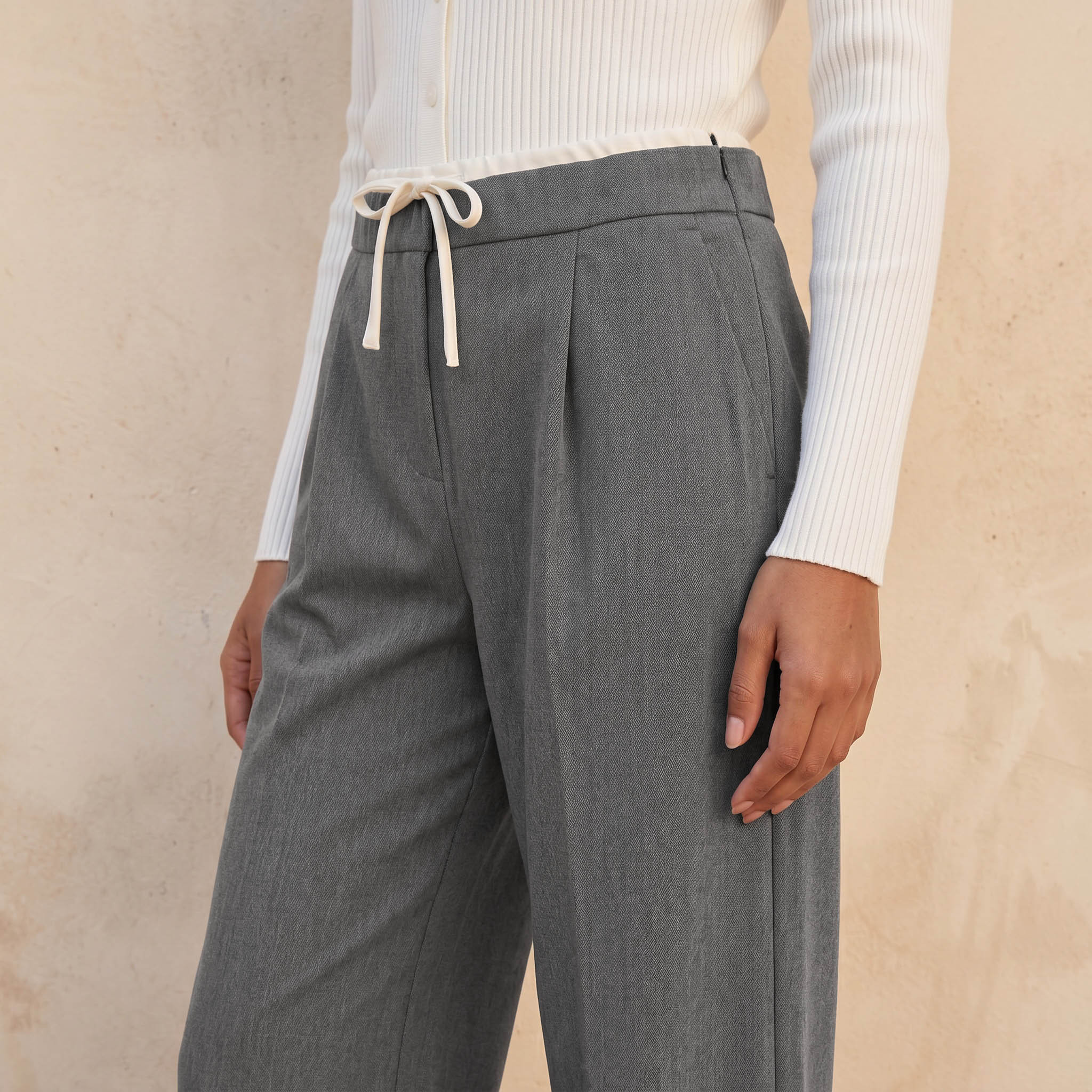 Splash Youth Drawstring Waist Trousers-women-clothing-trousers-image-6