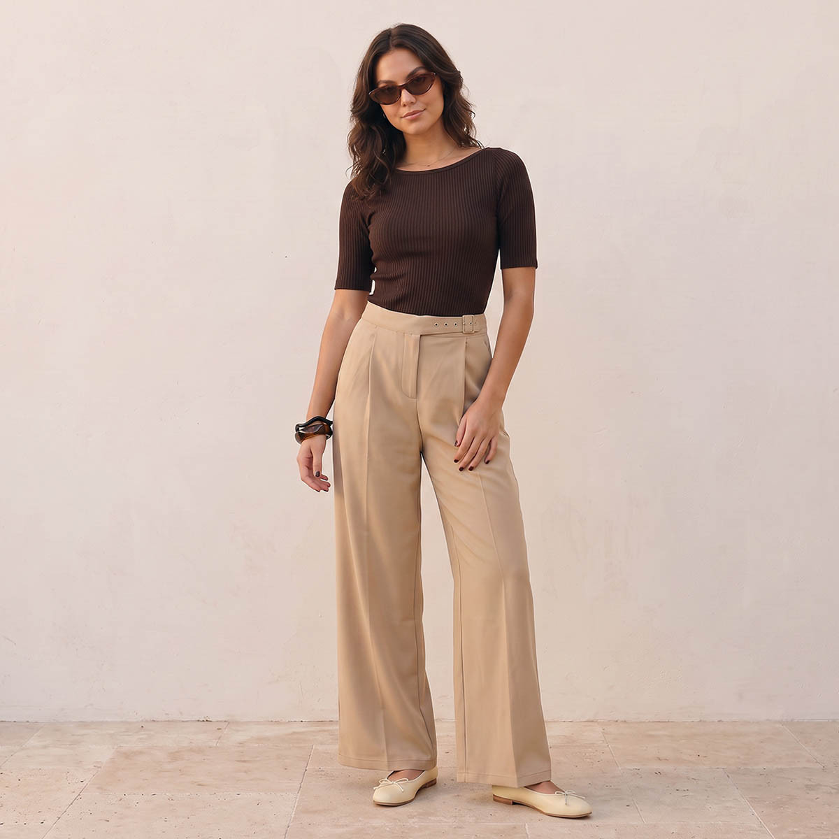 بنطلون بخصر مطاطي من سبلاش يوث-women-clothing-trousers-image-4