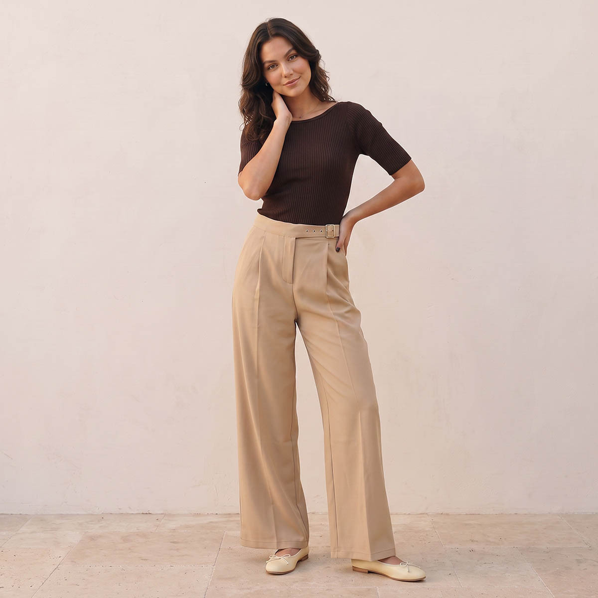 بنطلون بخصر مطاطي من سبلاش يوث-women-clothing-trousers-image-6