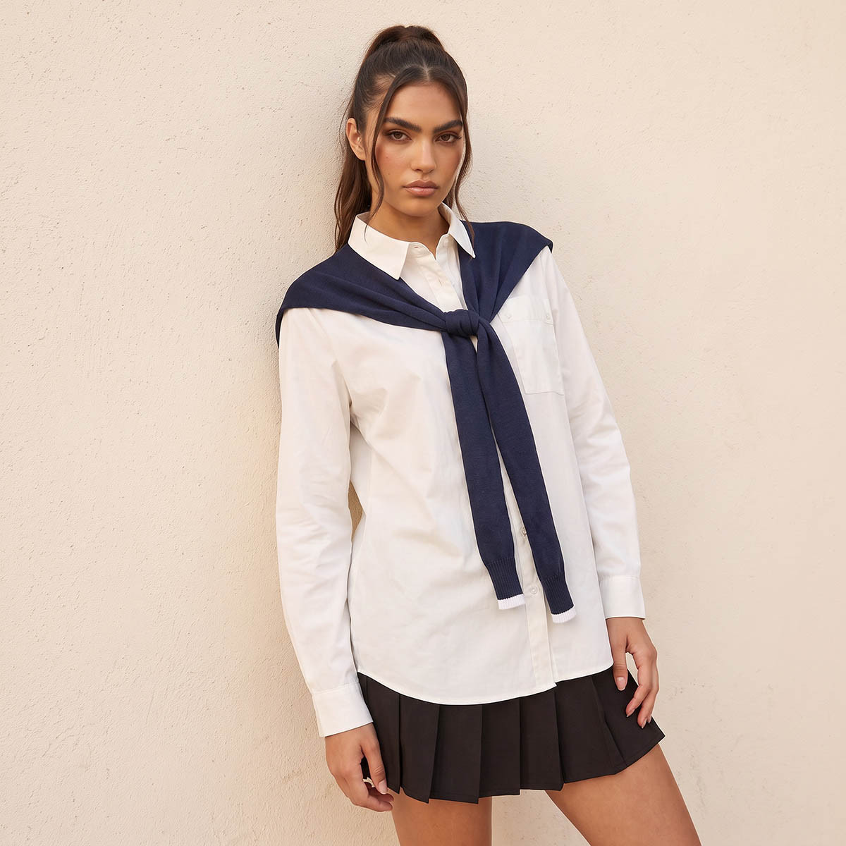 قميص بتصميم كارديجان مدمج من سبلاش يوث-women-clothing-shirtsandblouses-shirts-image-2