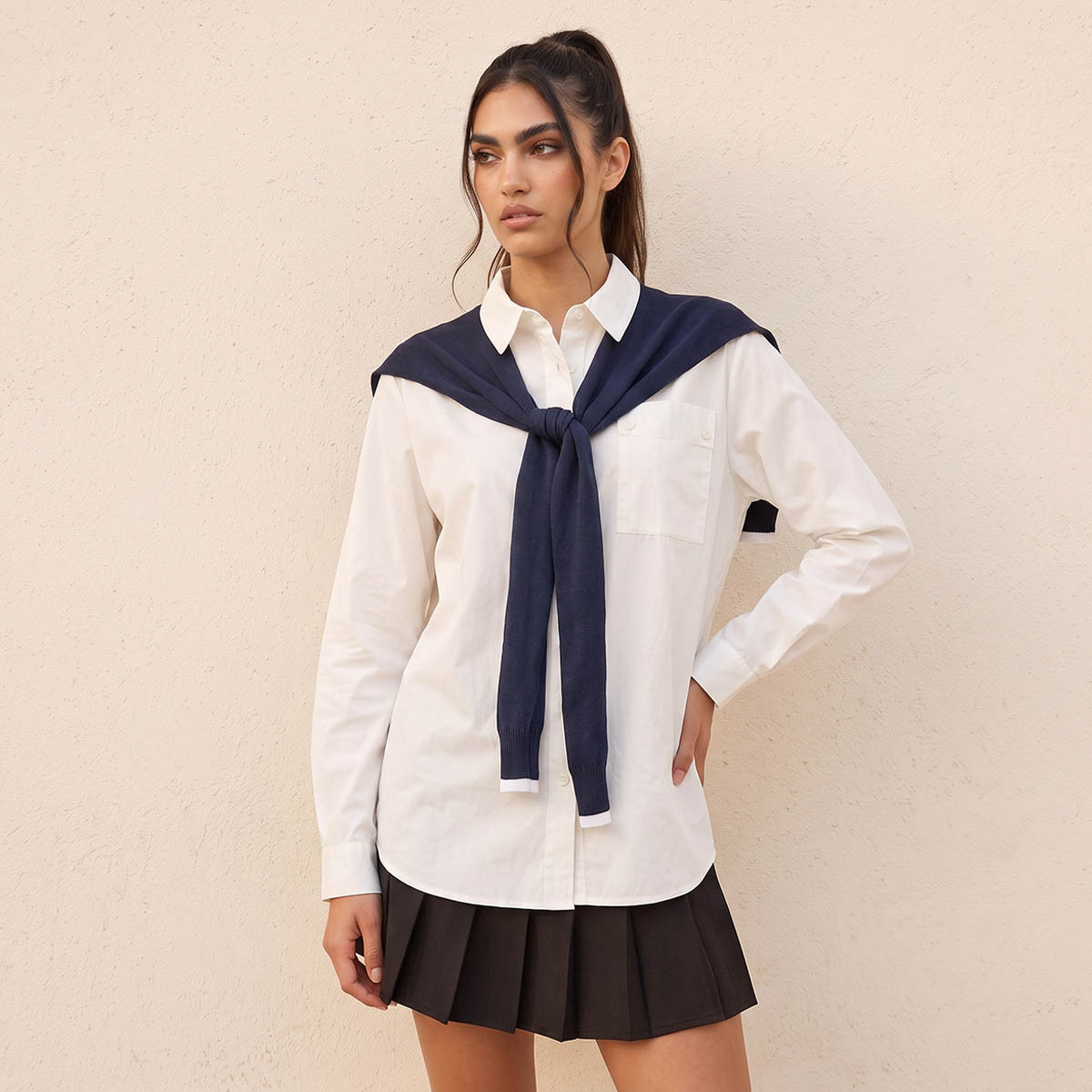 قميص بتصميم كارديجان مدمج من سبلاش يوث-women-clothing-shirtsandblouses-shirts-image-6