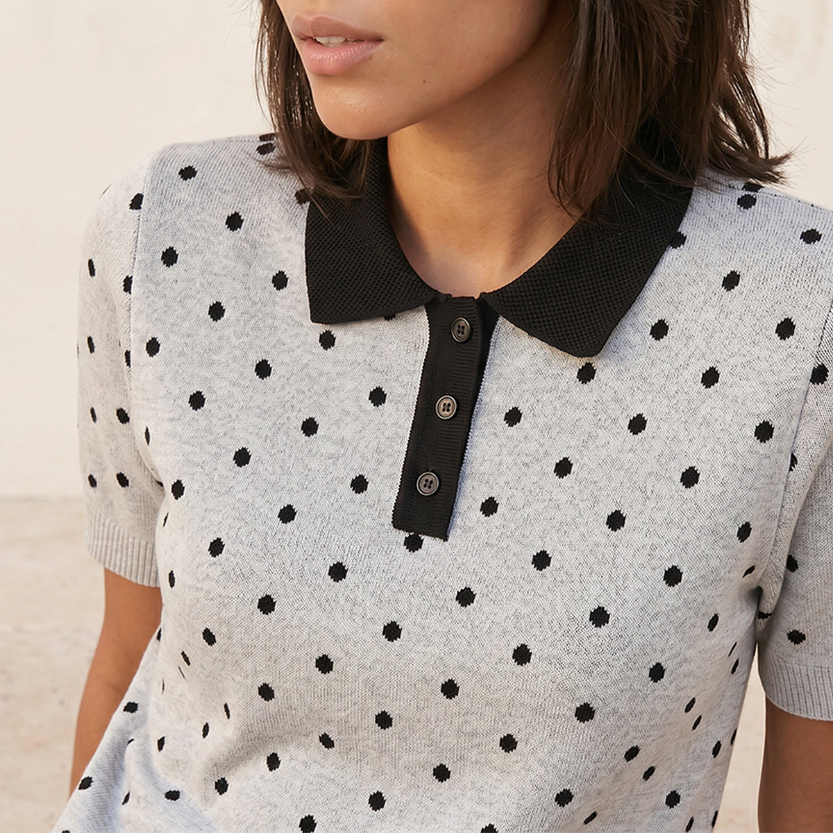 كنزة بطبعات منقّطة من سبلاش يوث-women-winterwear-cardigansandjumpers-jumpers-image-7