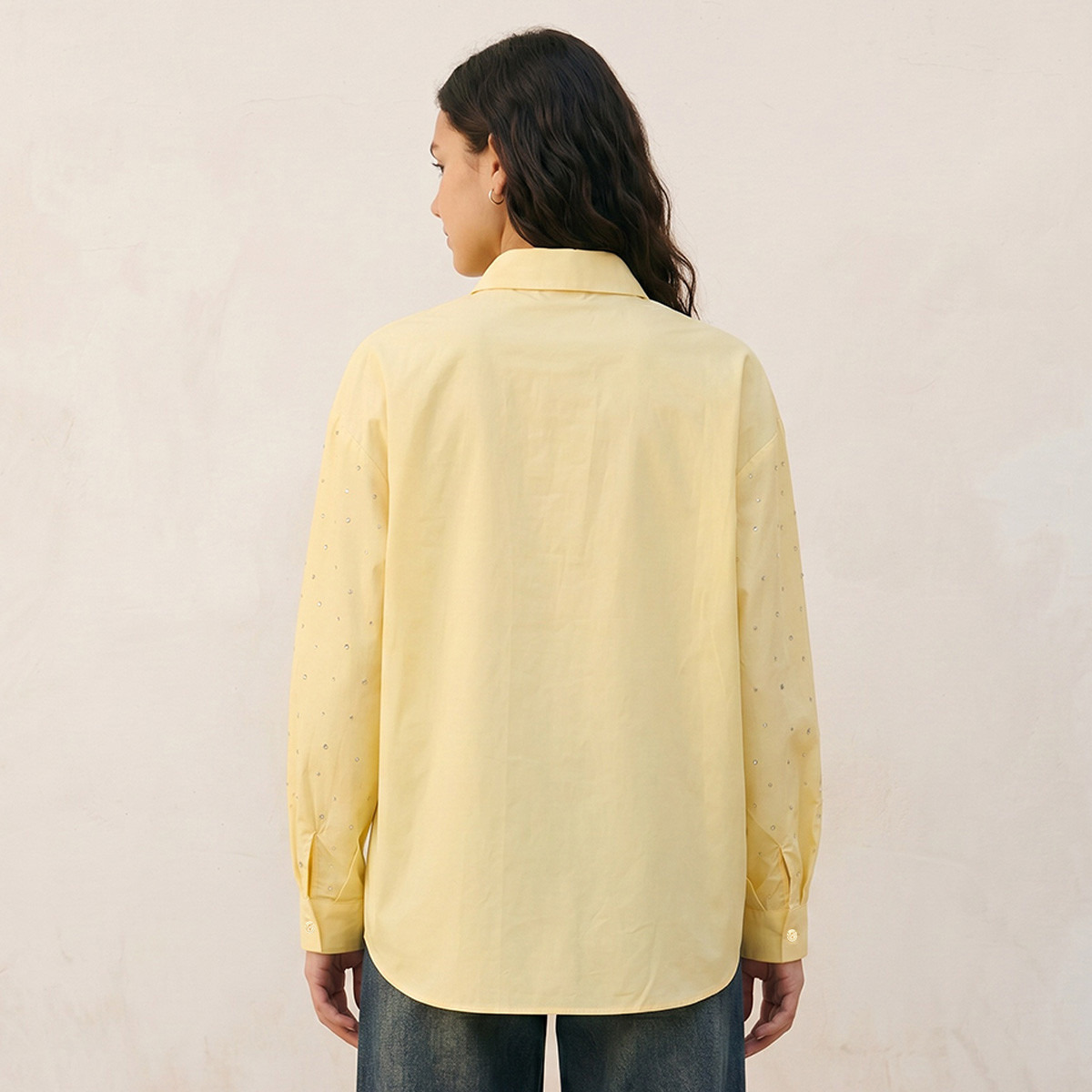 قميص قطن فضفاض مزين من سبلاش يوث-women-clothing-shirtsandblouses-shirts-image-5