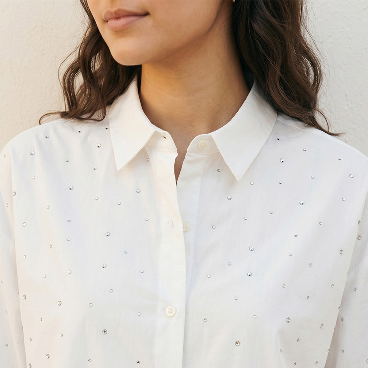 قميص قطن فضفاض مزين من سبلاش يوث-women-clothing-shirtsandblouses-shirts-image-6